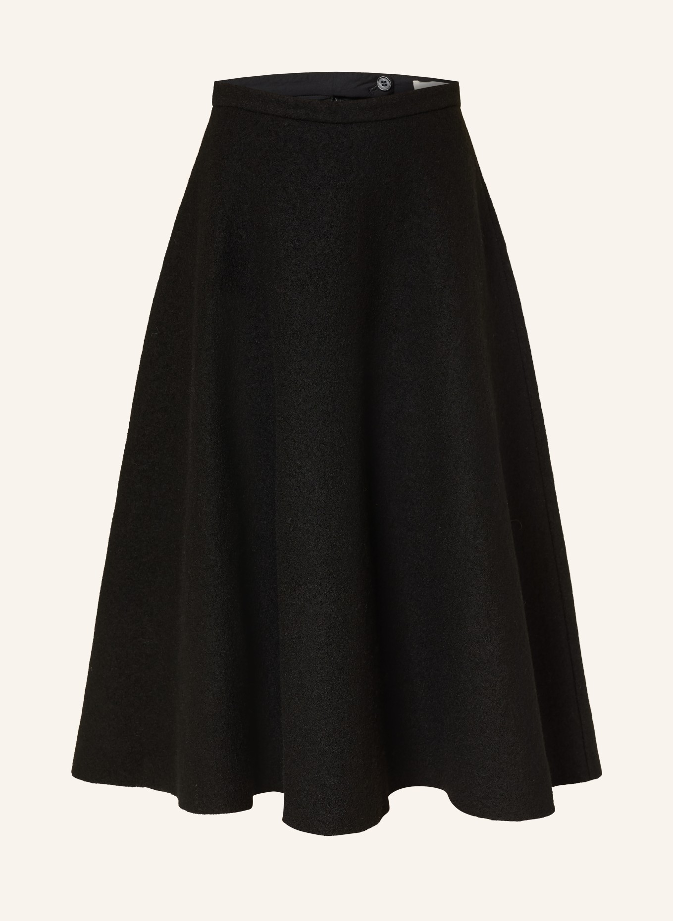 ARKET Bouclé-Rock: SCHWARZ