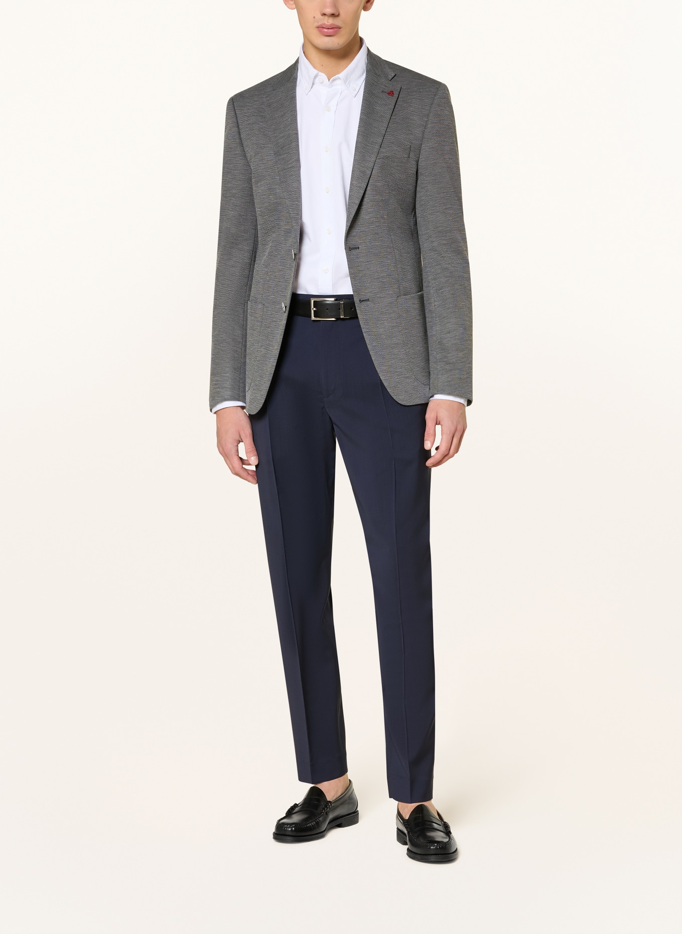 ROY ROBSON Slim fit suit jacket: DARK GRAY