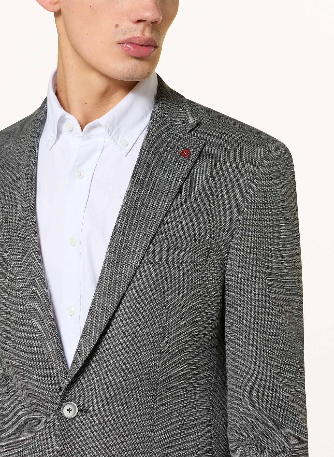 ROY ROBSON Slim fit suit jacket: DARK GRAY