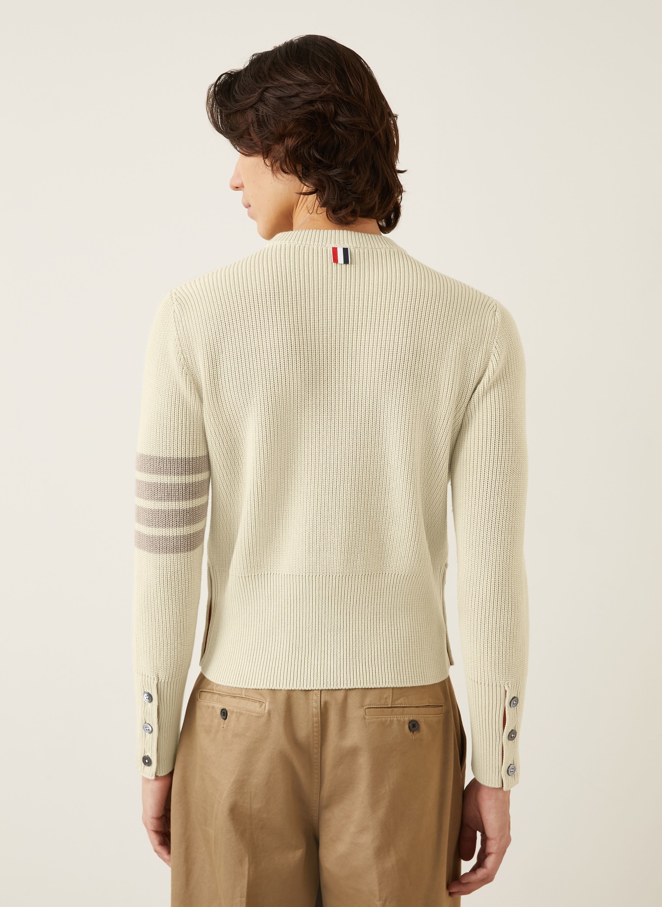 THOM BROWNE. Pullover: BEIGE
