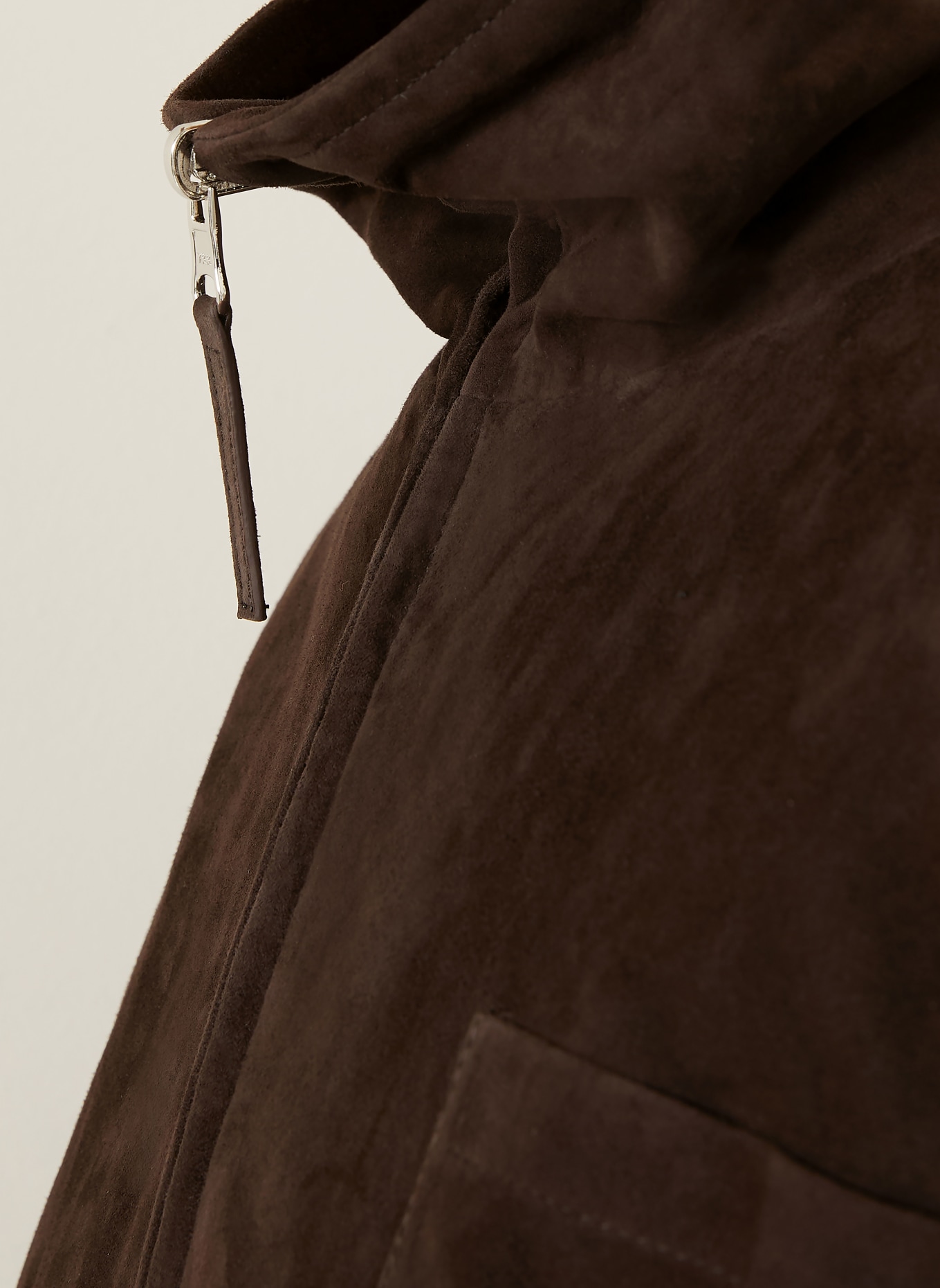 UTZON Lederjacke JULIE: DUNKELBRAUN