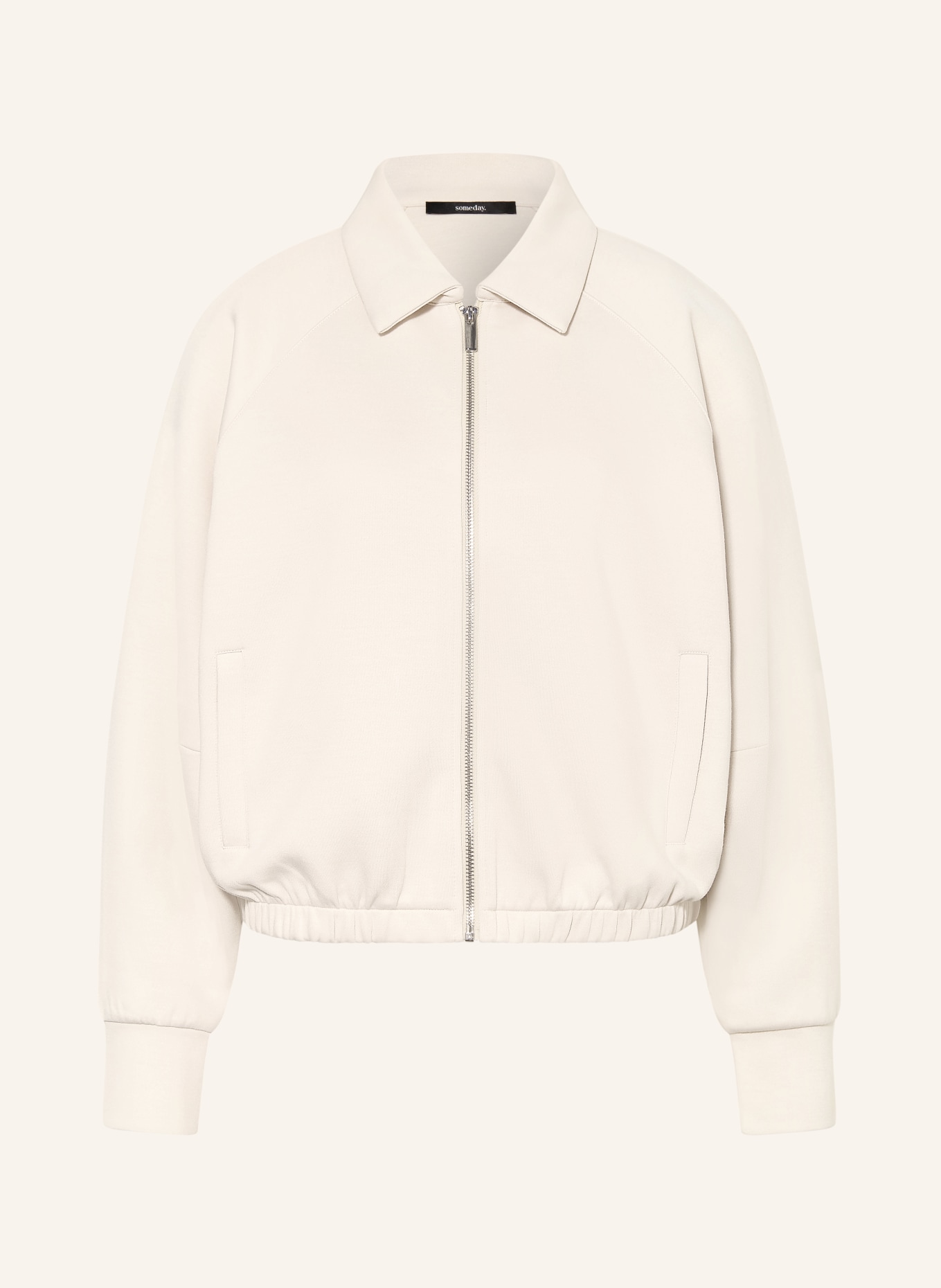 someday UMEYA Sweat Jacket: CREAM