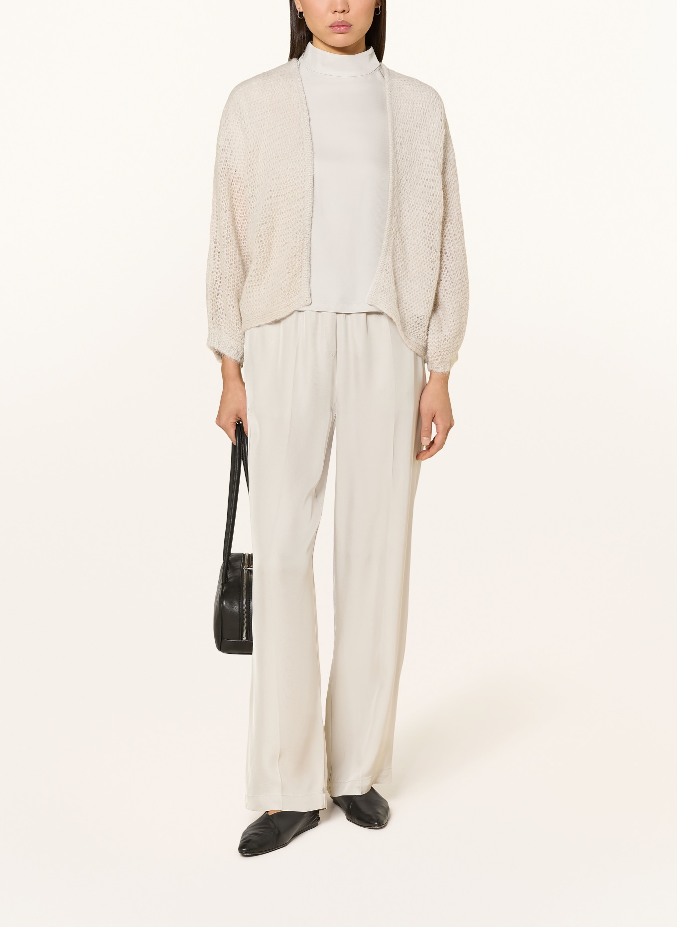 someday Pokrowiec z dzianiny TULEA z alpaką: JASNOCZARY