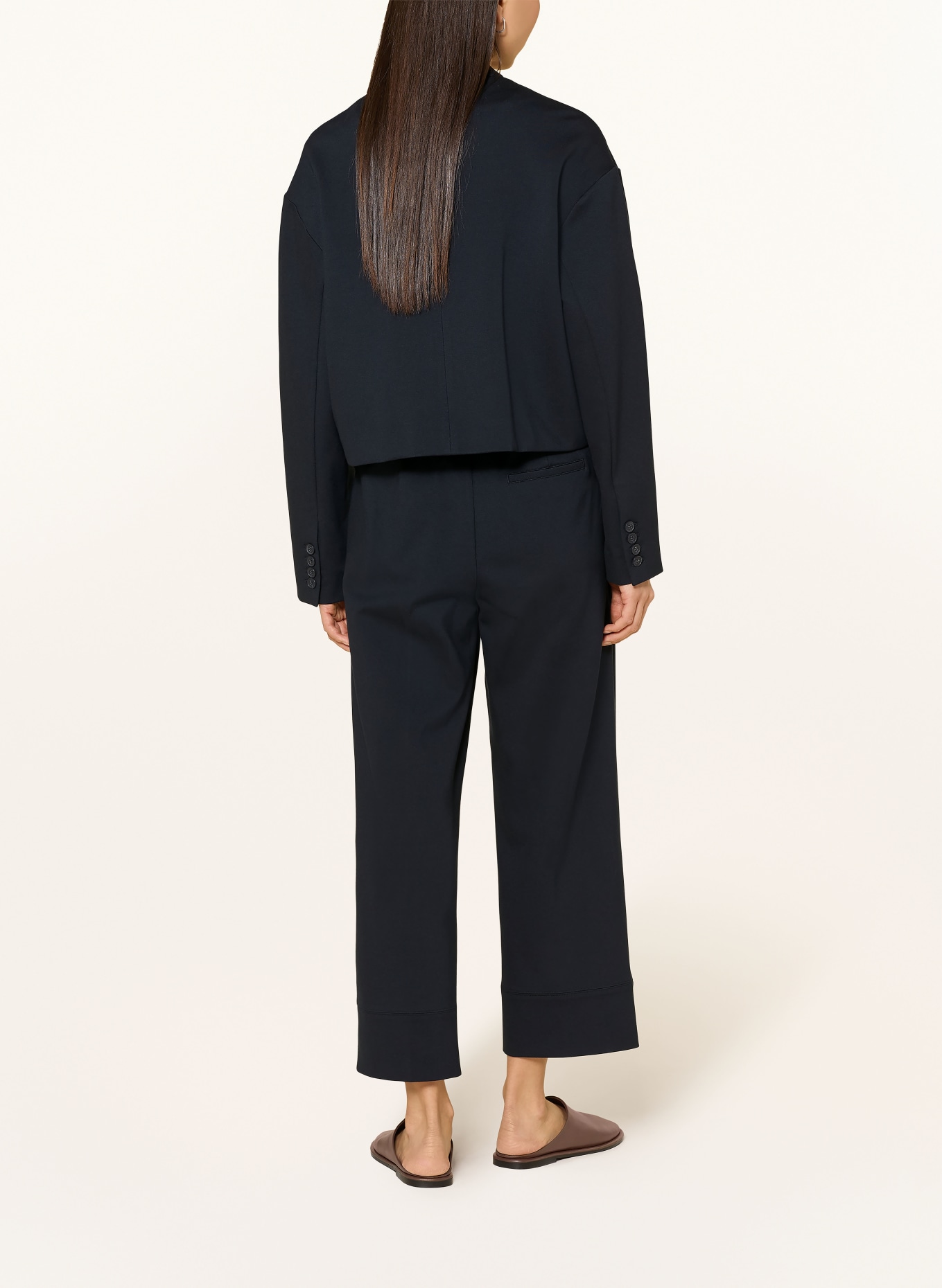 someday Kastenjacke NUALIN aus Jersey: DUNKELBLAU