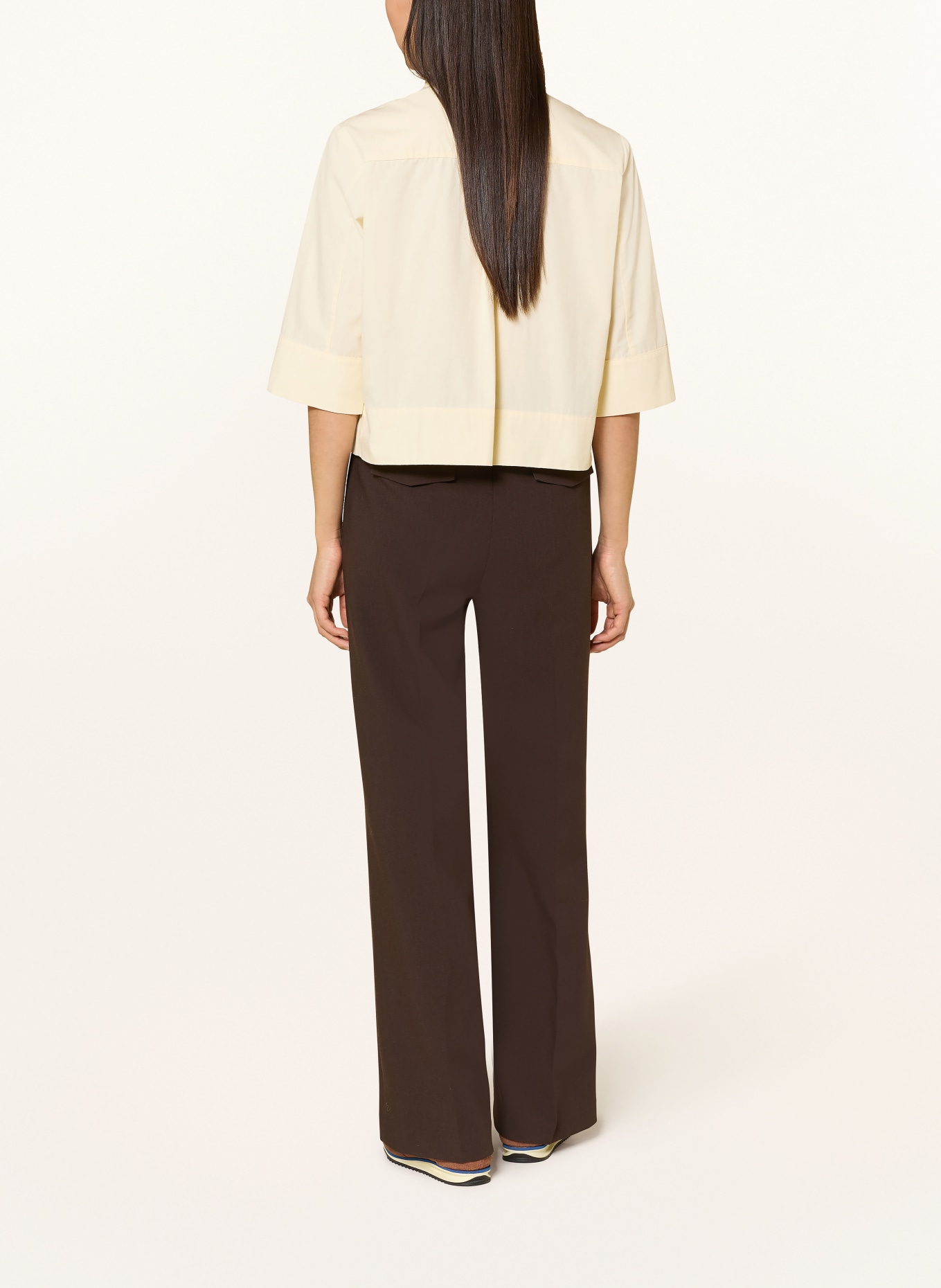 someday Hemdbluse ZARBA BOLD mit 3/4-Arm: HELLGELB