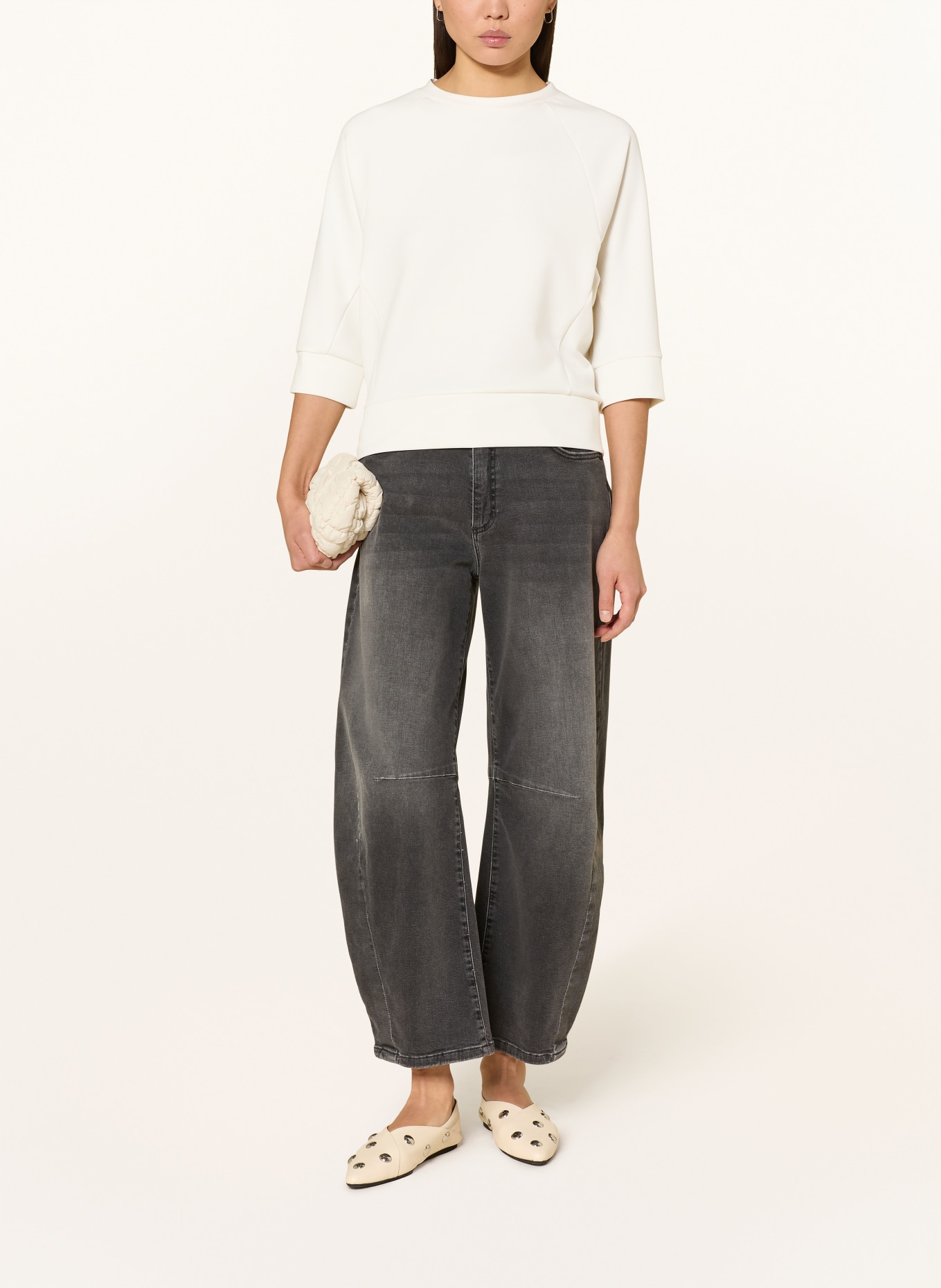 someday Sweat-shirt ULEA à manches 3/4: BLANC