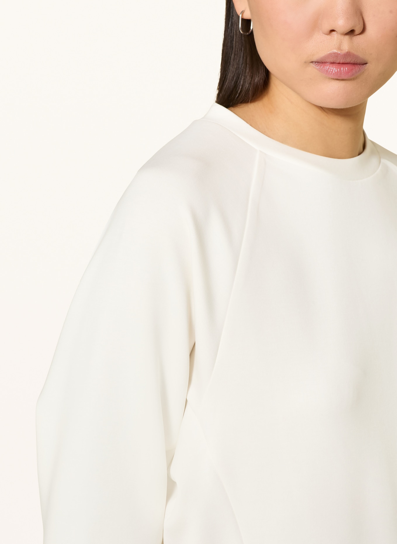 someday Sweat-shirt ULEA à manches 3/4: BLANC