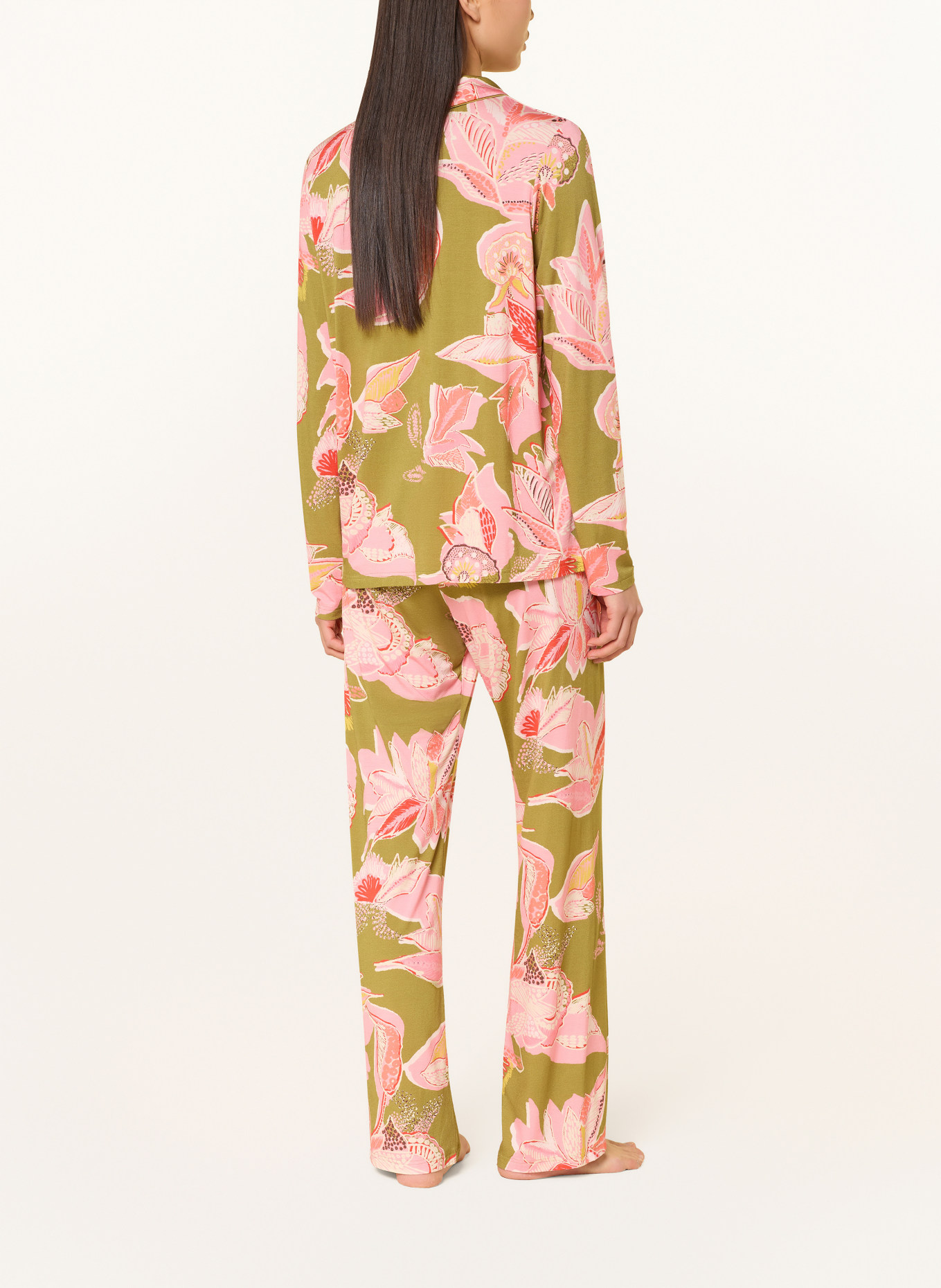 mey Schlafanzug: OLIV / ROSA / ROT