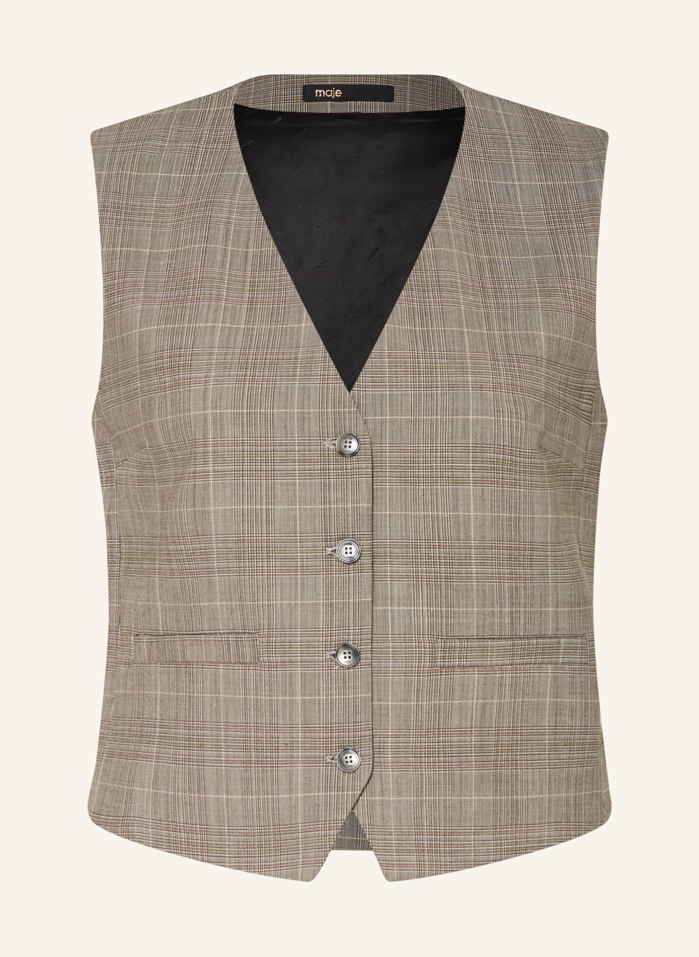 maje Blazerweste: HELLBRAUN