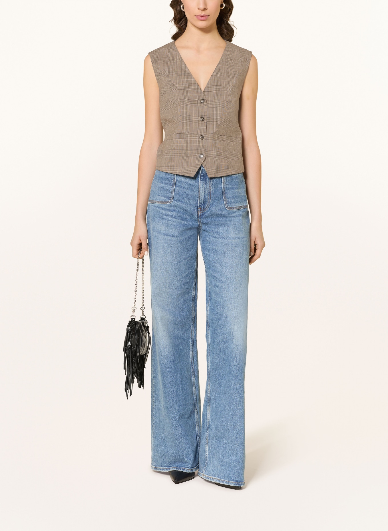 maje Blazerweste: HELLBRAUN