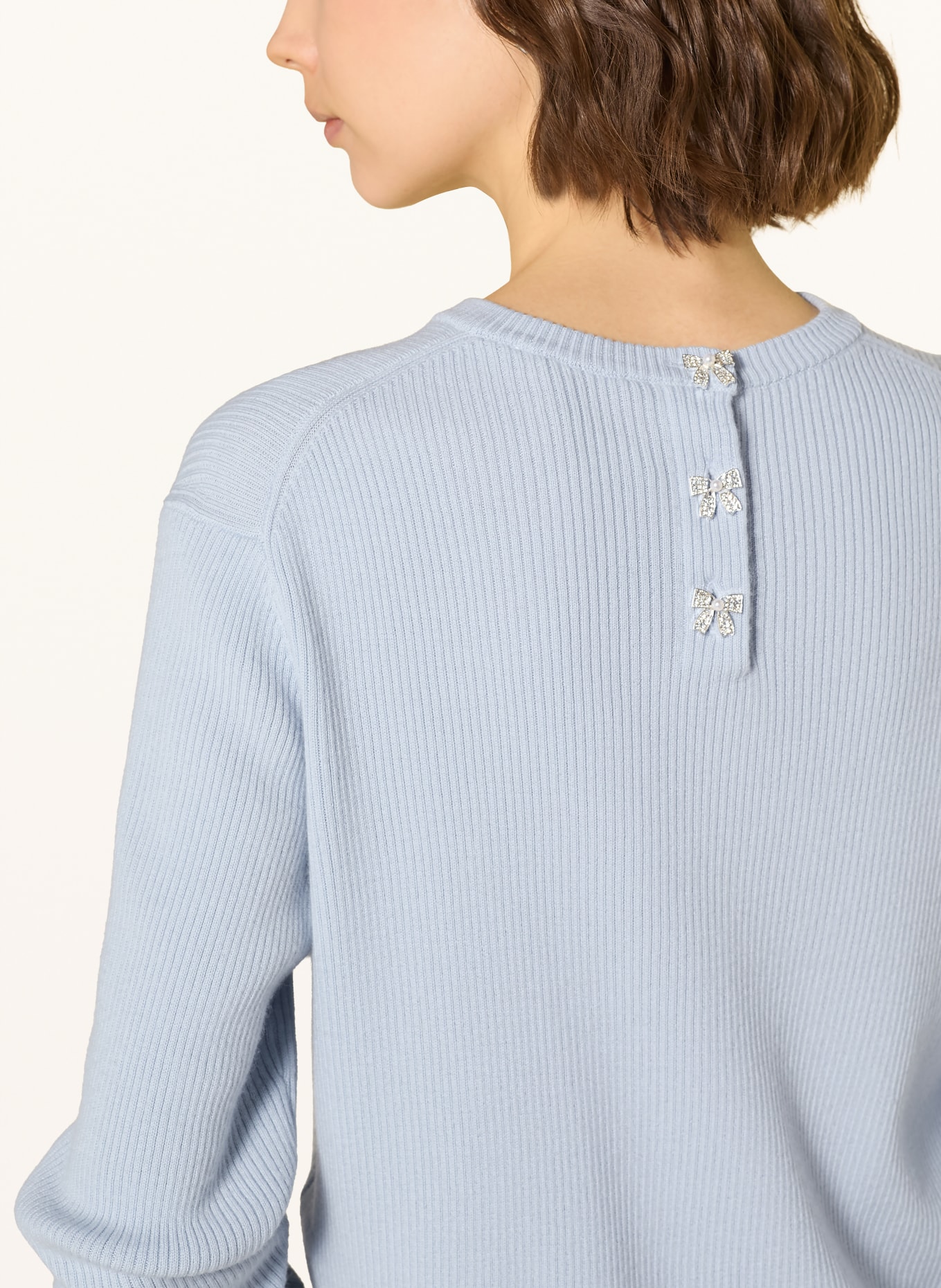 maje Pullover: HELLBLAU