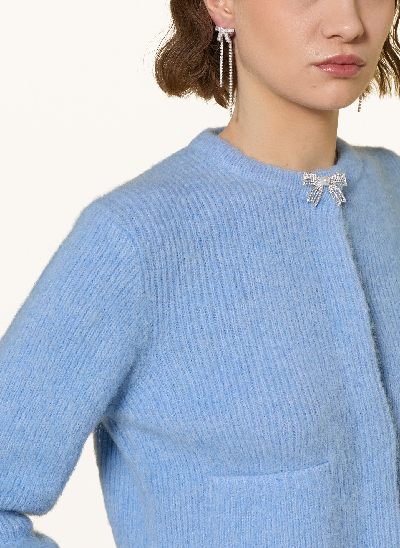 maje kolczyki: SREBRNY / BIAŁY