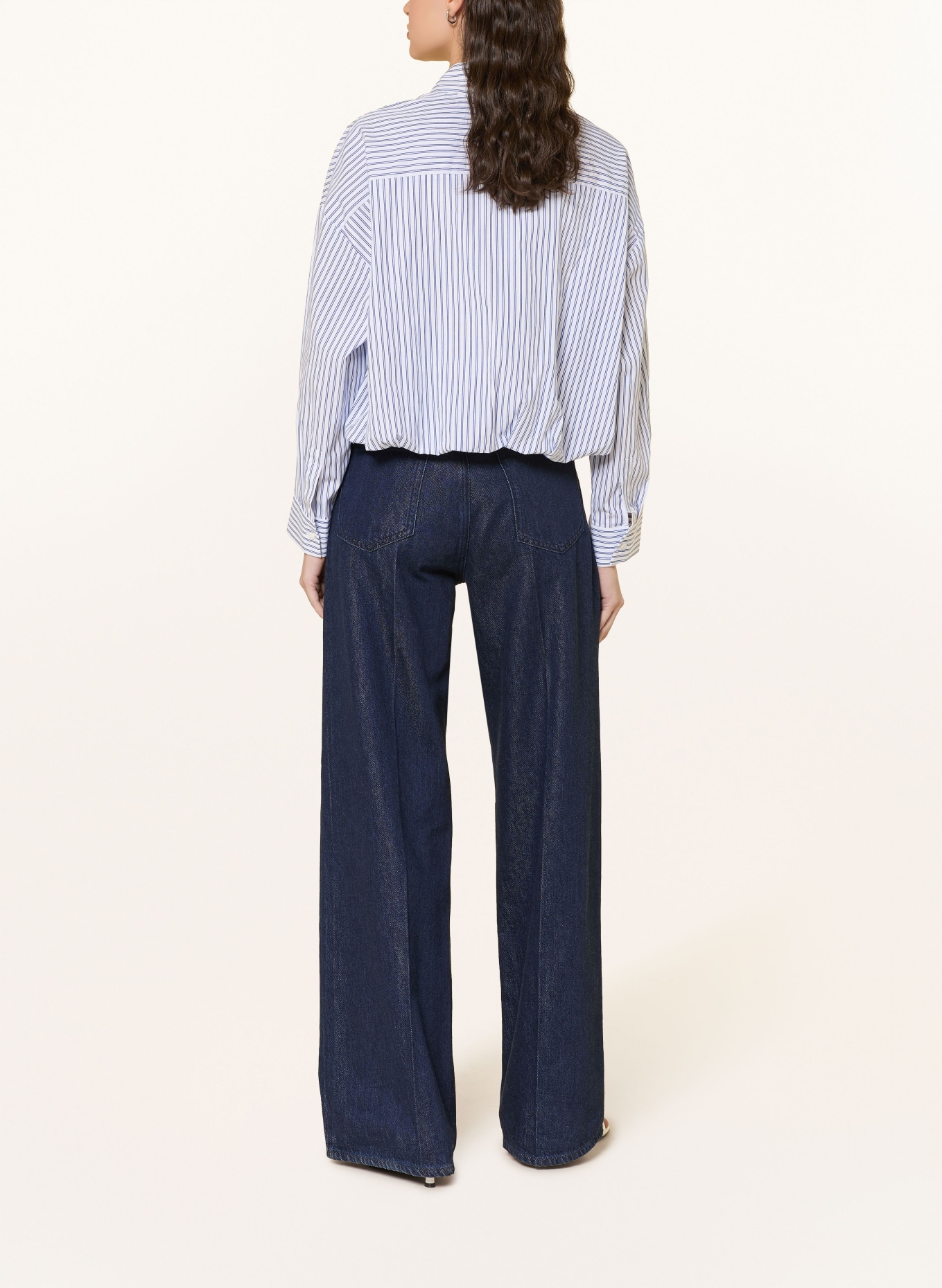 Rich & Royal Hemdbluse: DUNKELBLAU / WEISS