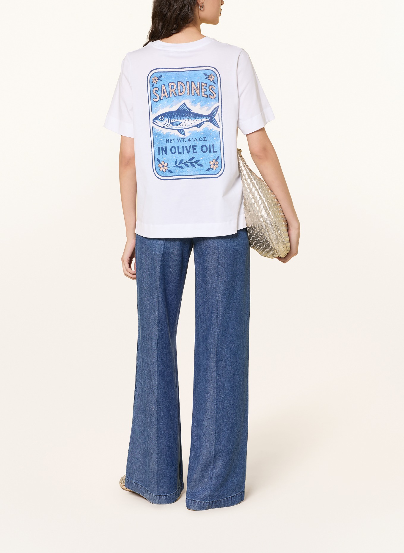 Rich & Royal Wide Leg Jeans: 700 DENIM BLUE