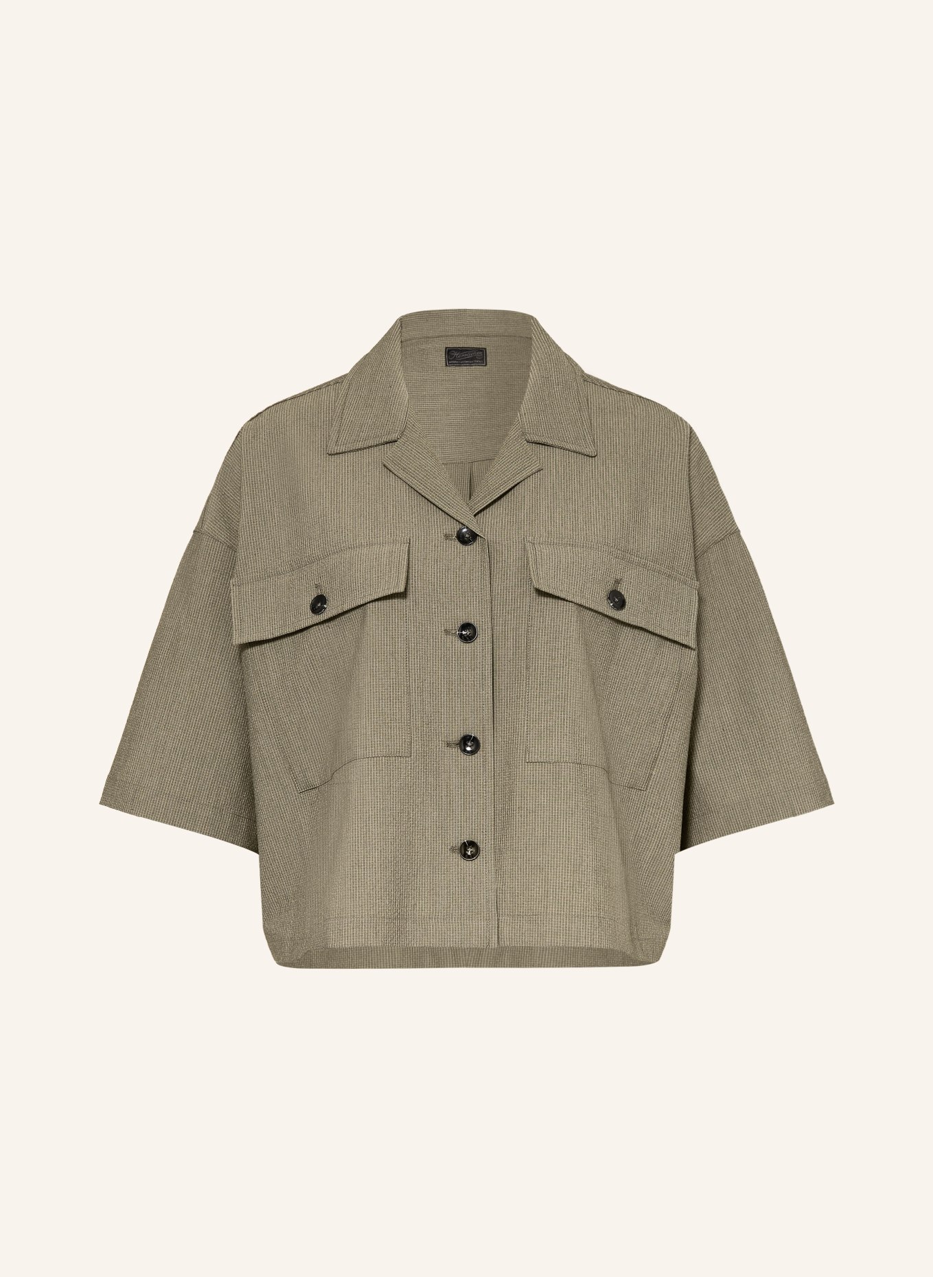 Herrlicher Bluse MELONIE: OLIVEN / SORT