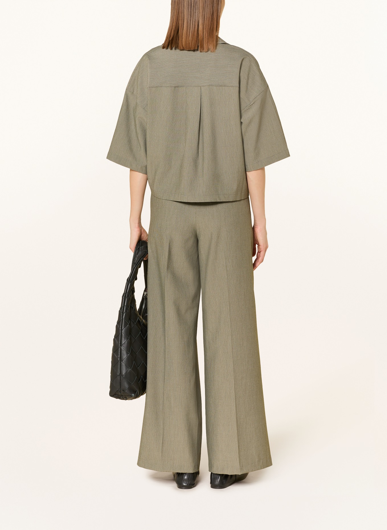 Herrlicher Bluse MELONIE: OLIVEN / SORT
