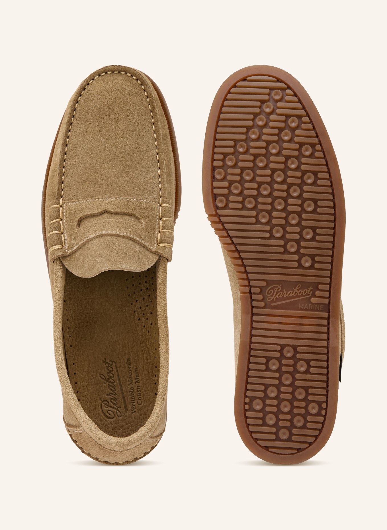 Paraboot Penny loafer CORAUX: CAMEL