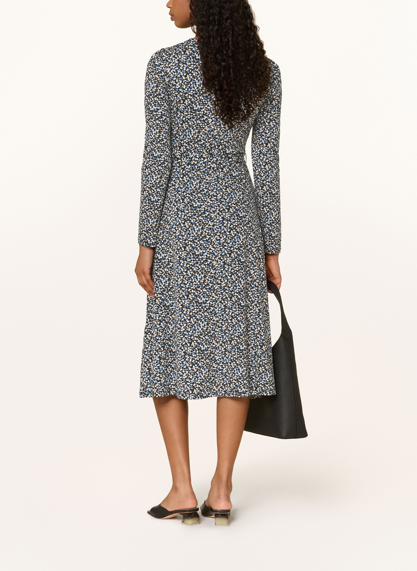 HOBBS Jerseykleid: DUNKELBLAU / HELLBLAU / WEISS