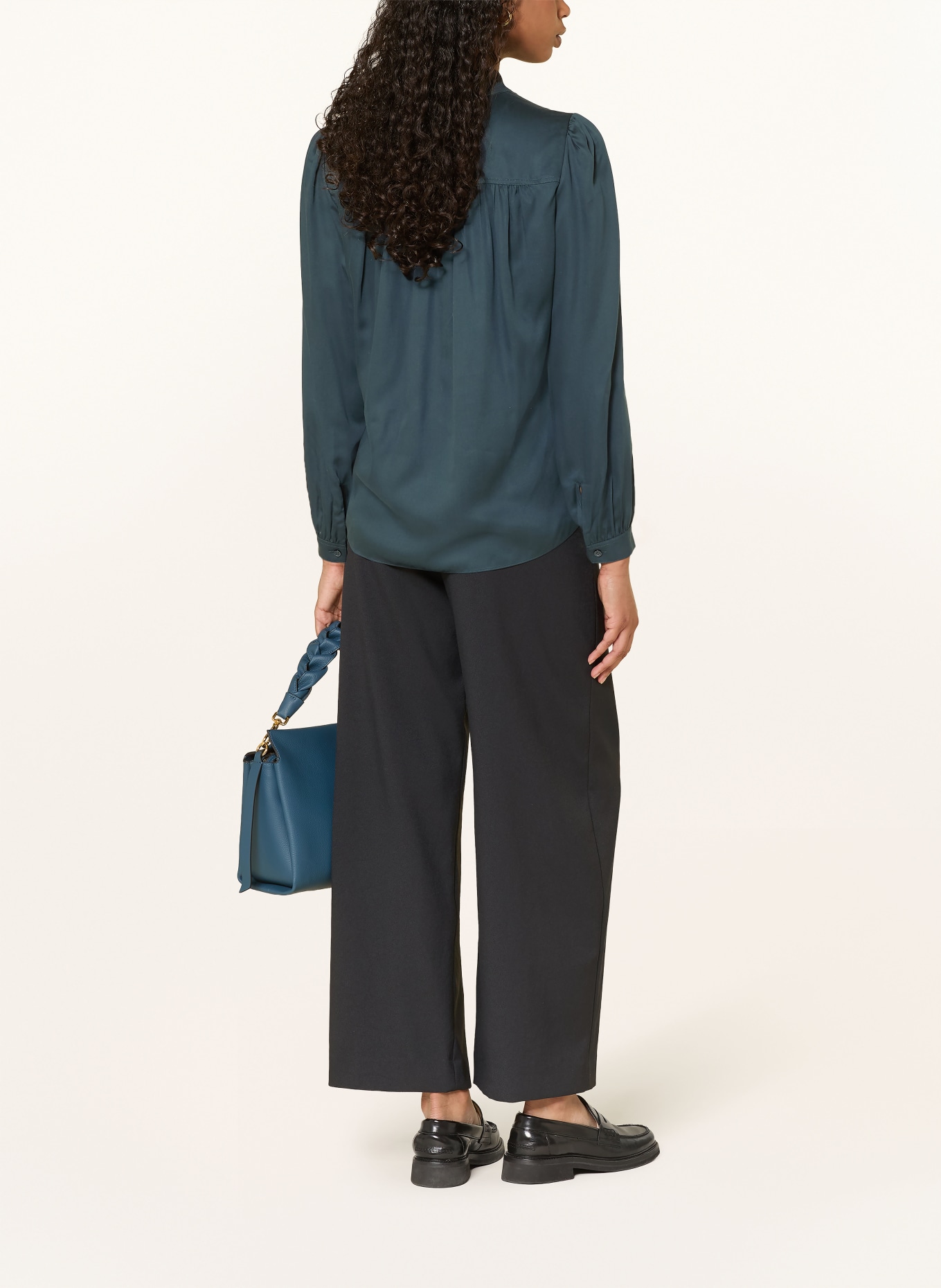HOBBS GWEN blouse: DARK BLUE
