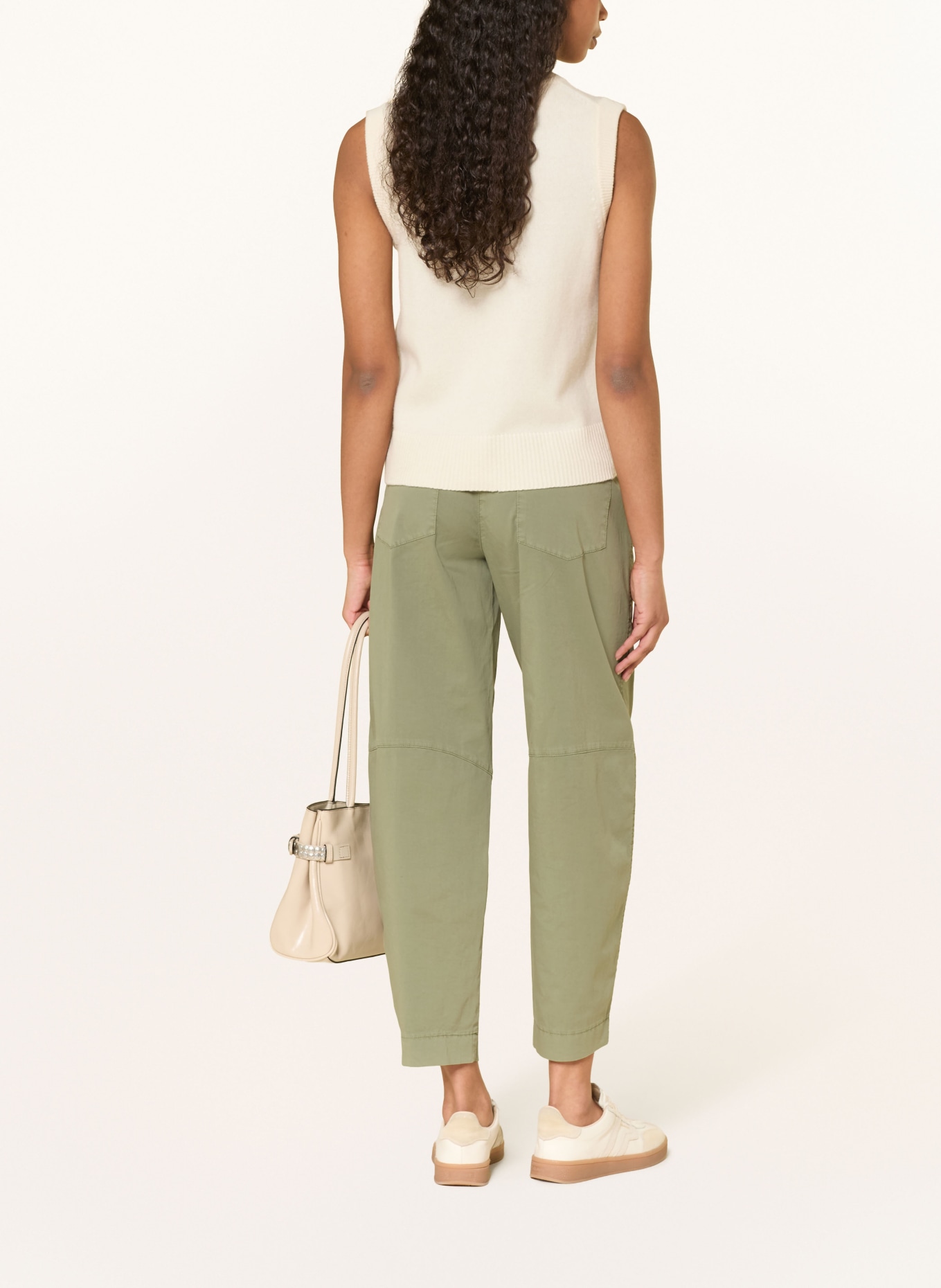 CAMBIO Spodnie ORLY: OLIWKOWY