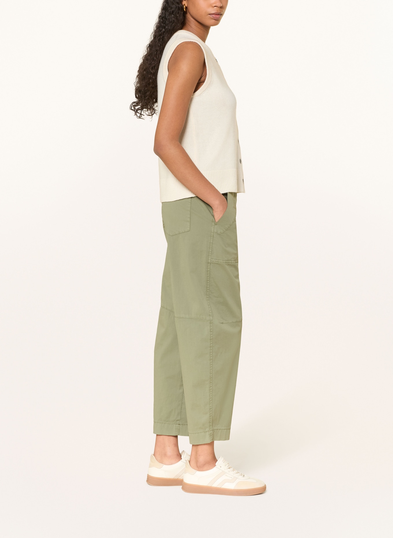 CAMBIO Spodnie ORLY: OLIWKOWY