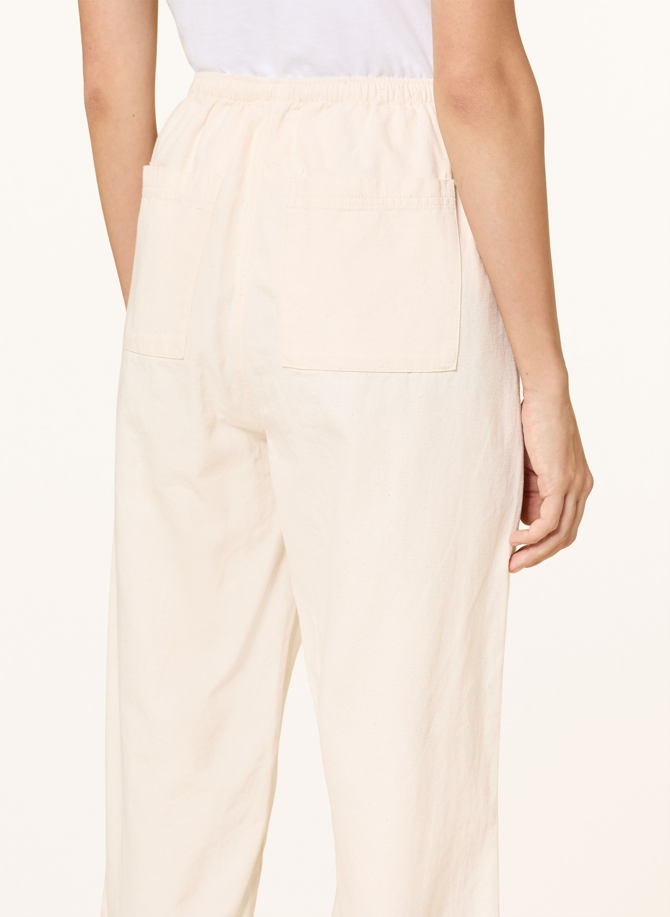 American Vintage 7/8-broek LYCAZ: CRÈME