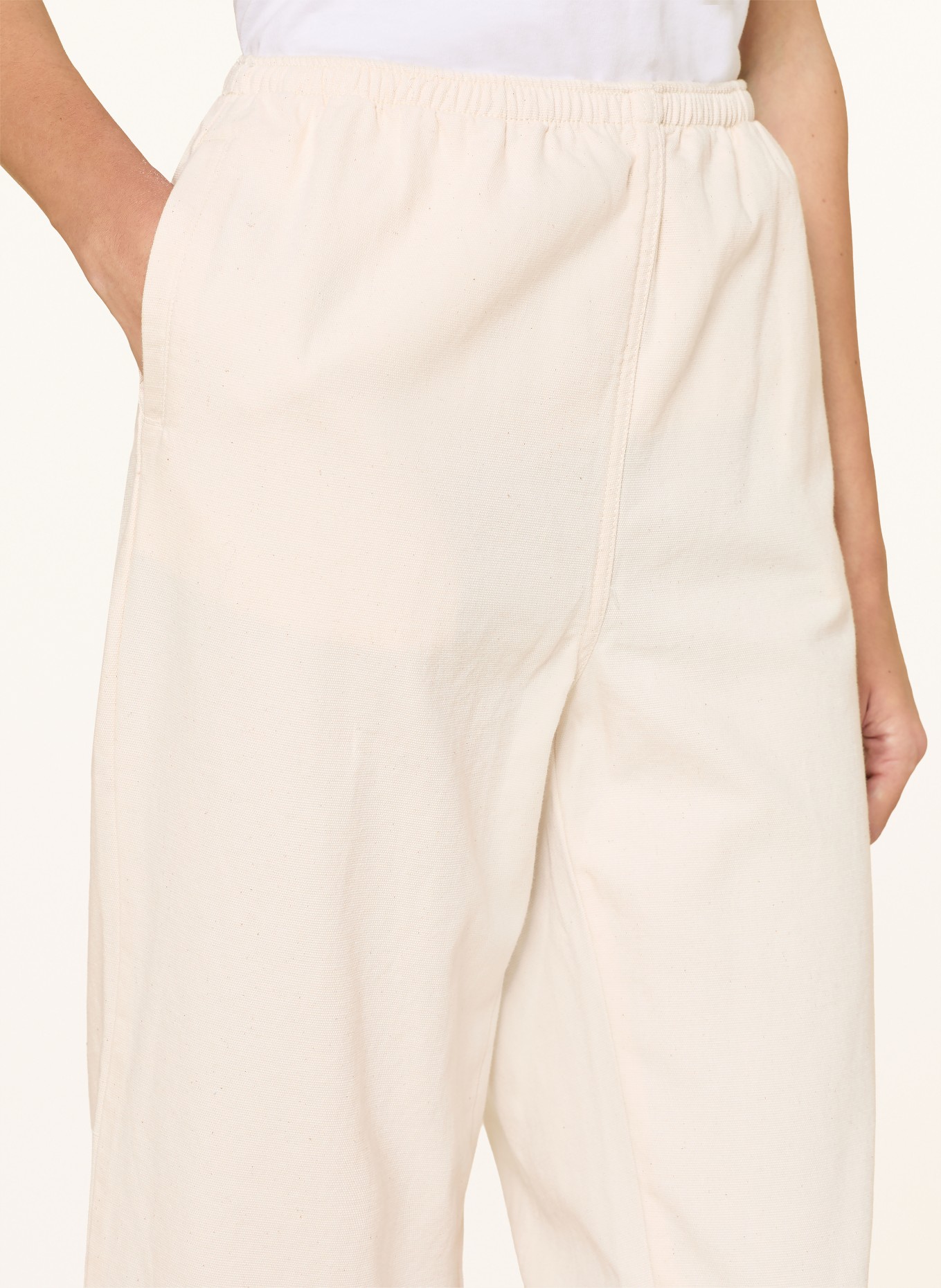 American Vintage 7/8-broek LYCAZ: CRÈME