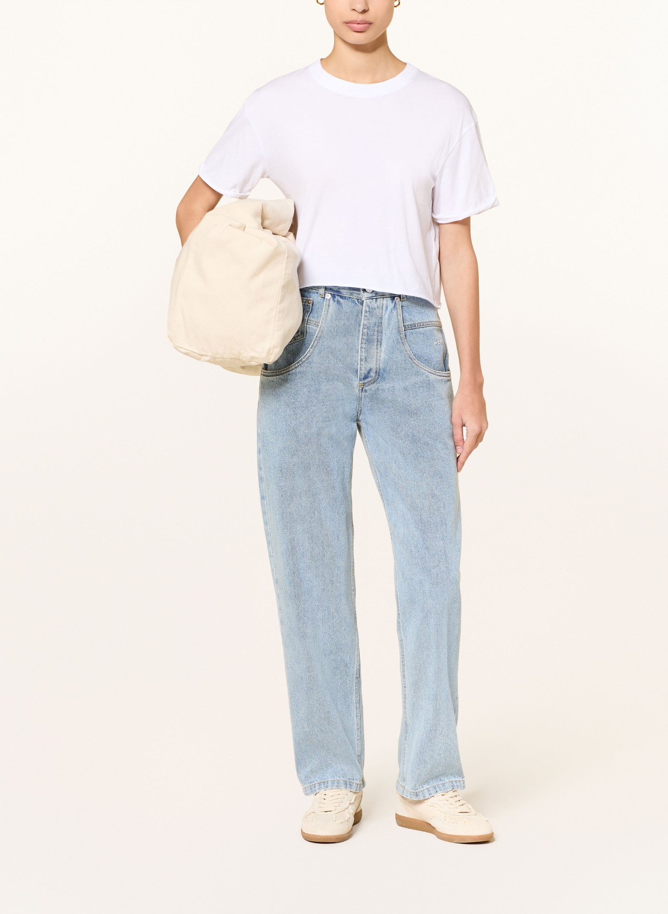 American Vintage Krátké tričko APOLY: BÍLÁ