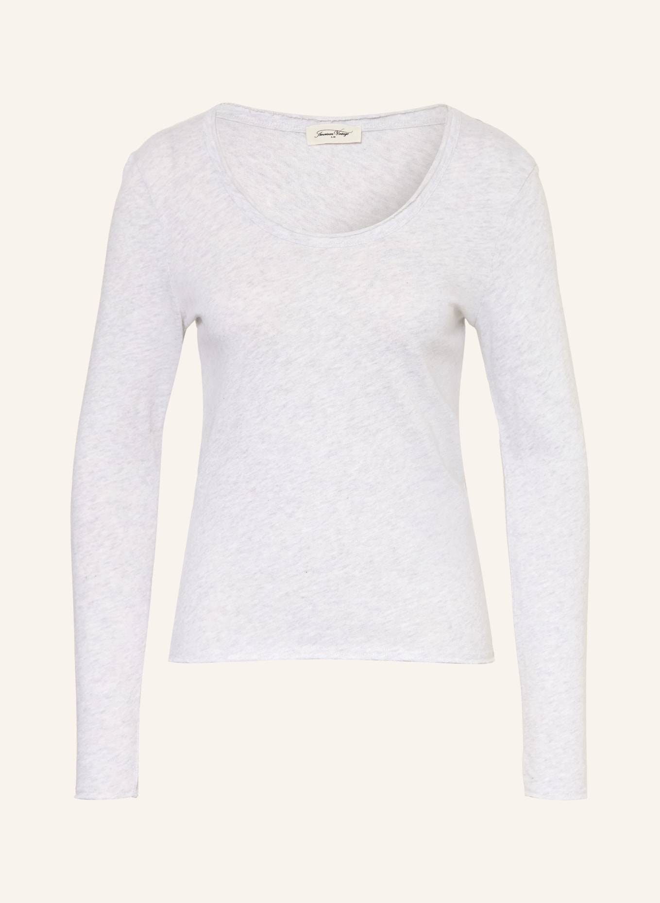 American Vintage Dlouhé rukávy SONOMA: SVĚTLE ŠEDÁ