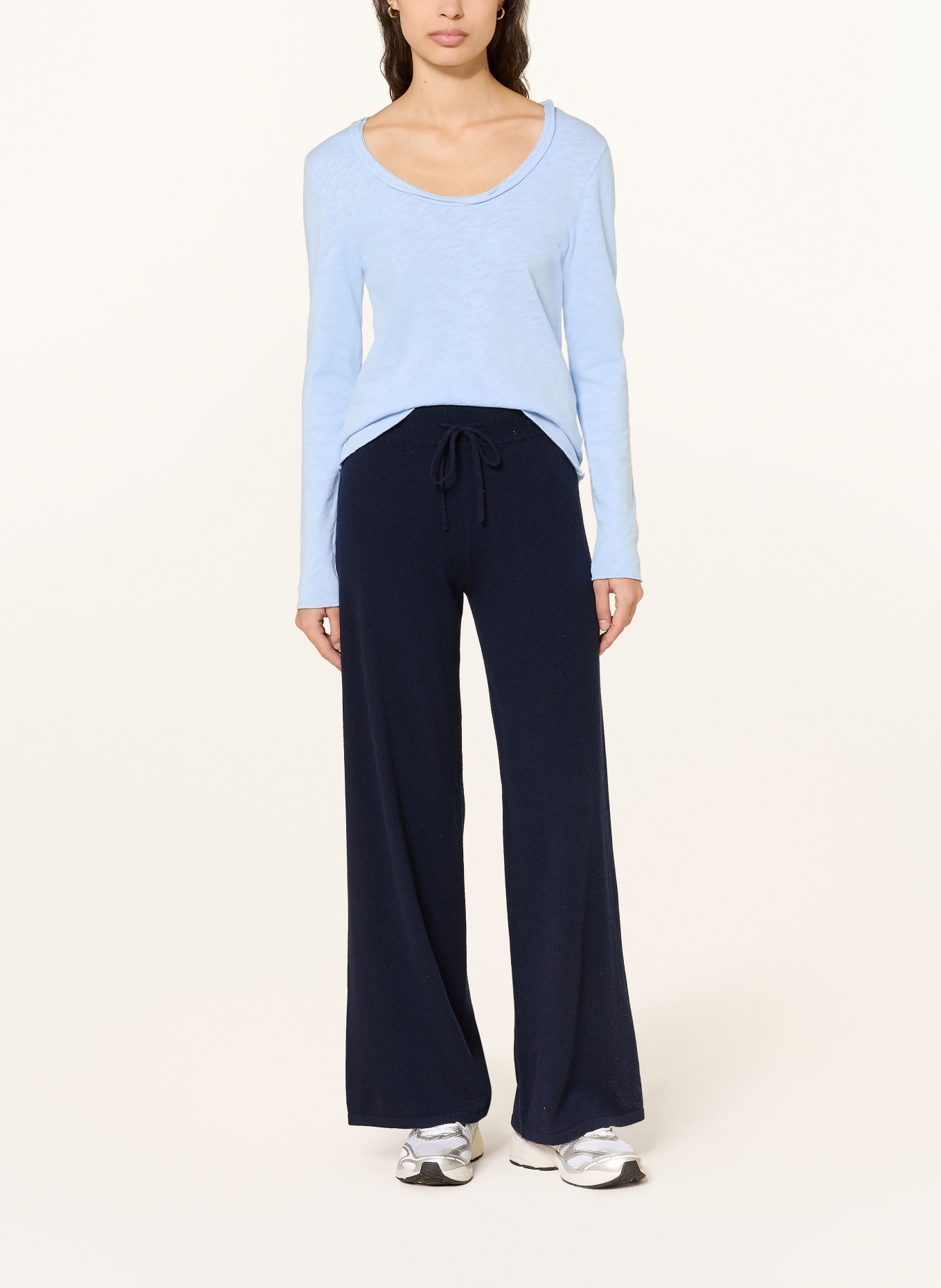 American Vintage Dlouhé rukávy SONOMA: TMAVĚ MODRÁ