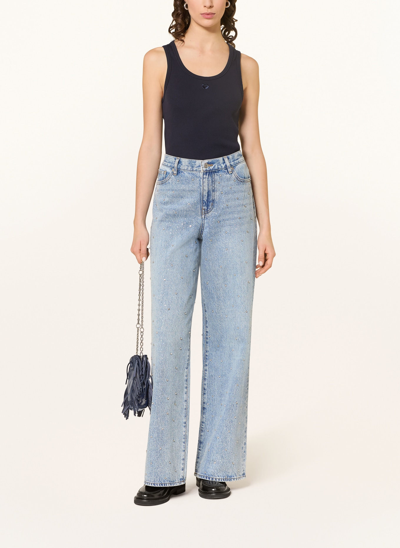 maje Top: DUNKELBLAU