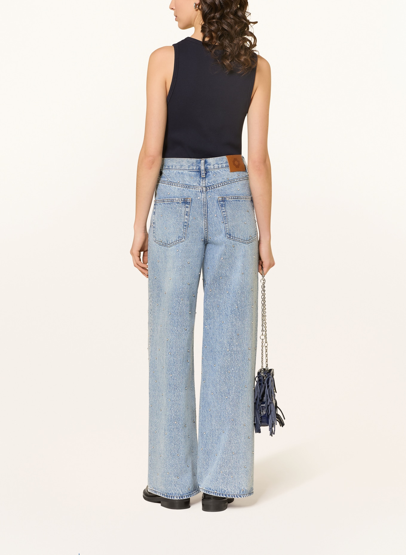 maje Top: DUNKELBLAU