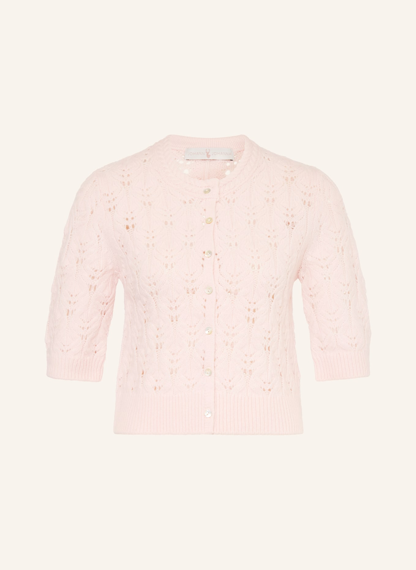 Johann & Johanna kardigan: RÓŻOWY