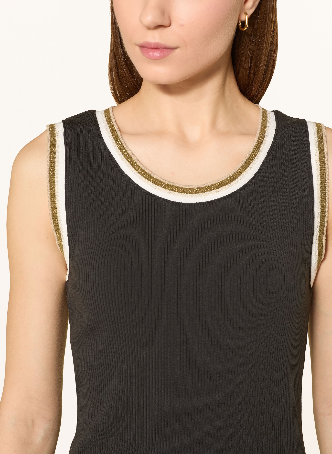 CINQUE Top CIRALE: SCHWARZ