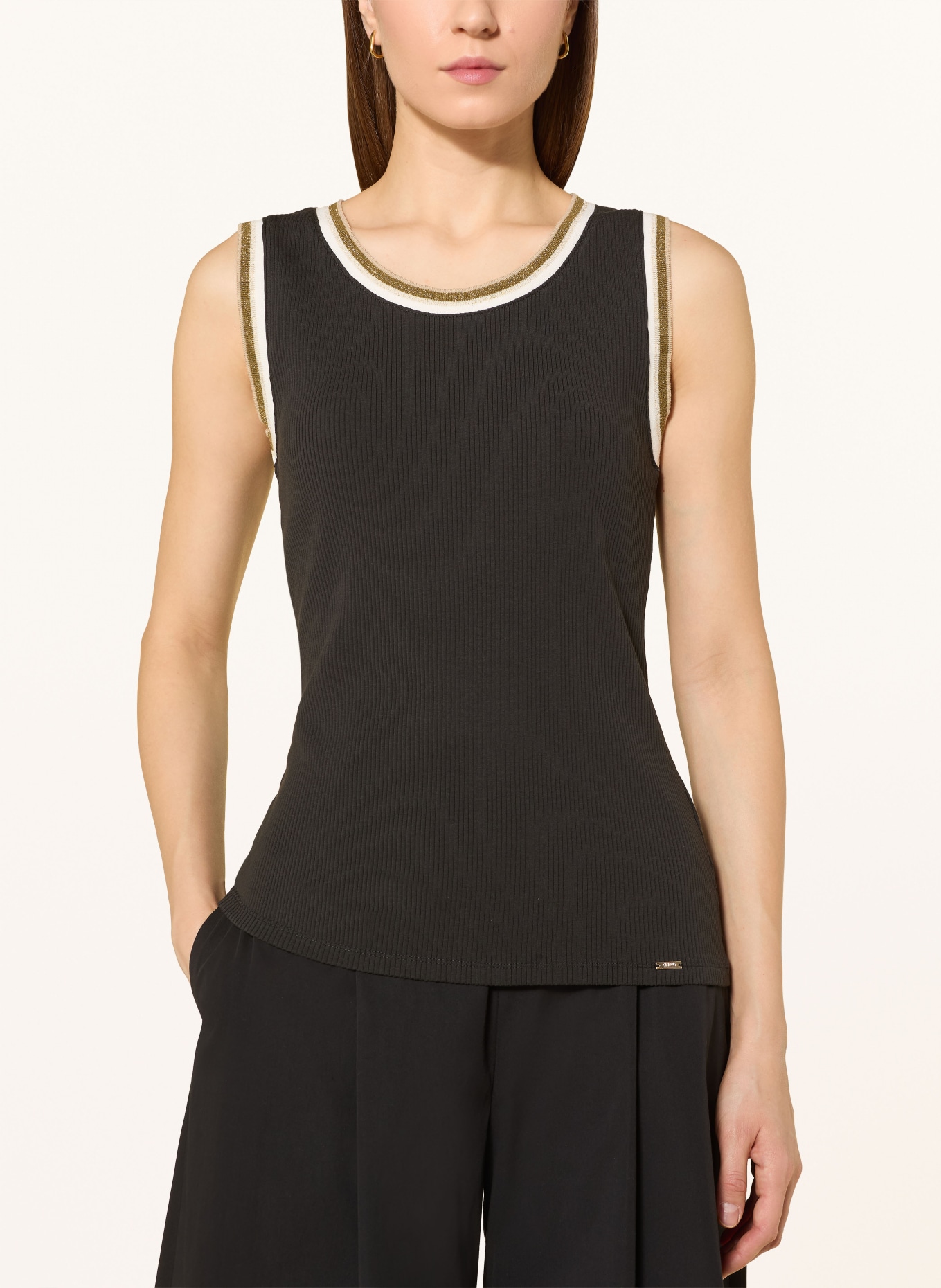 CINQUE Top CIRALE: SCHWARZ