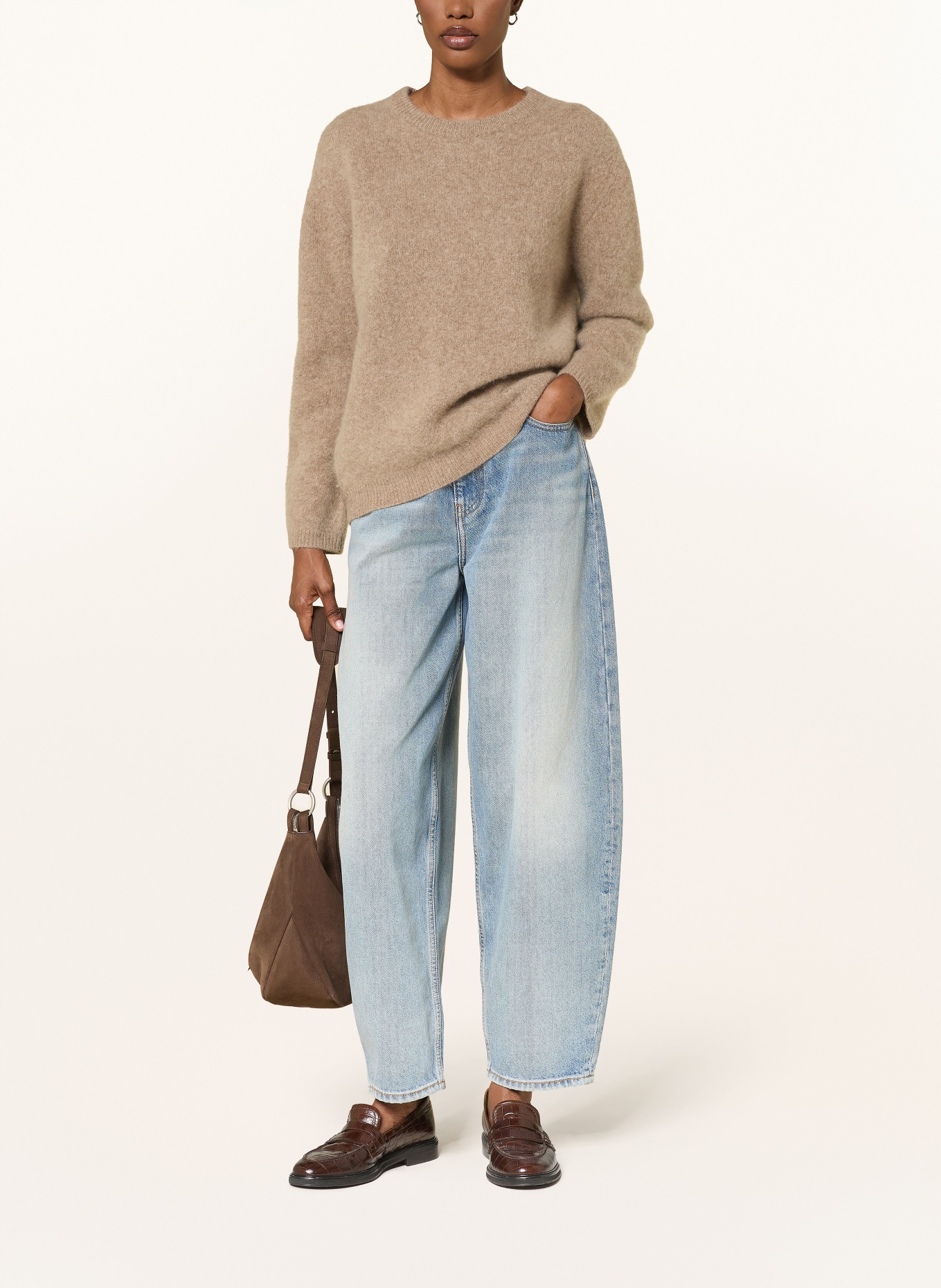 SAINTE MER svetr: SVĚTLE HNĚDÁ