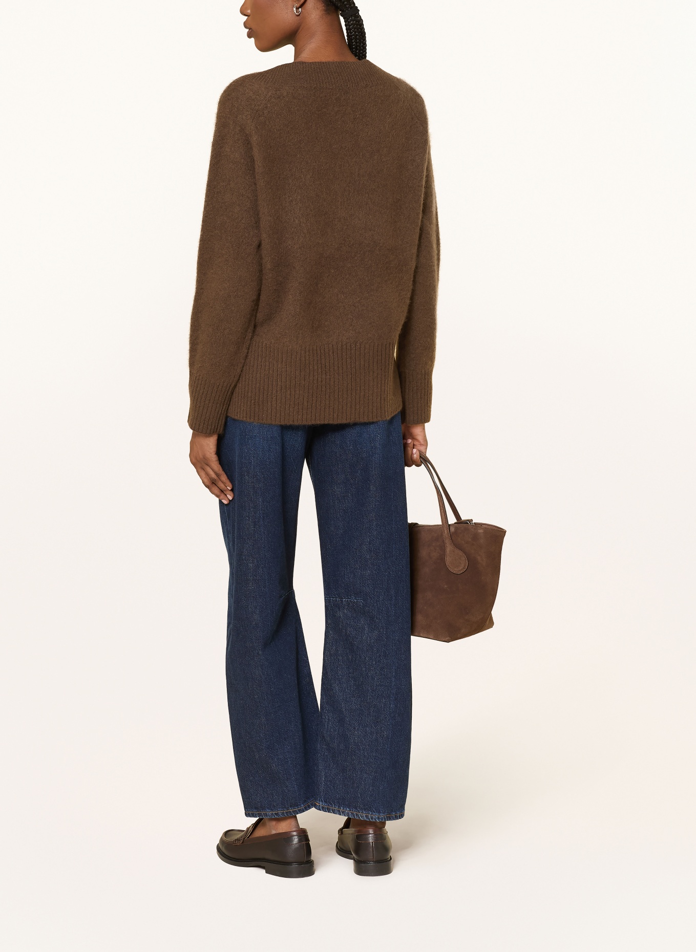 SAINTE MER Pullover: DUNKELBRAUN