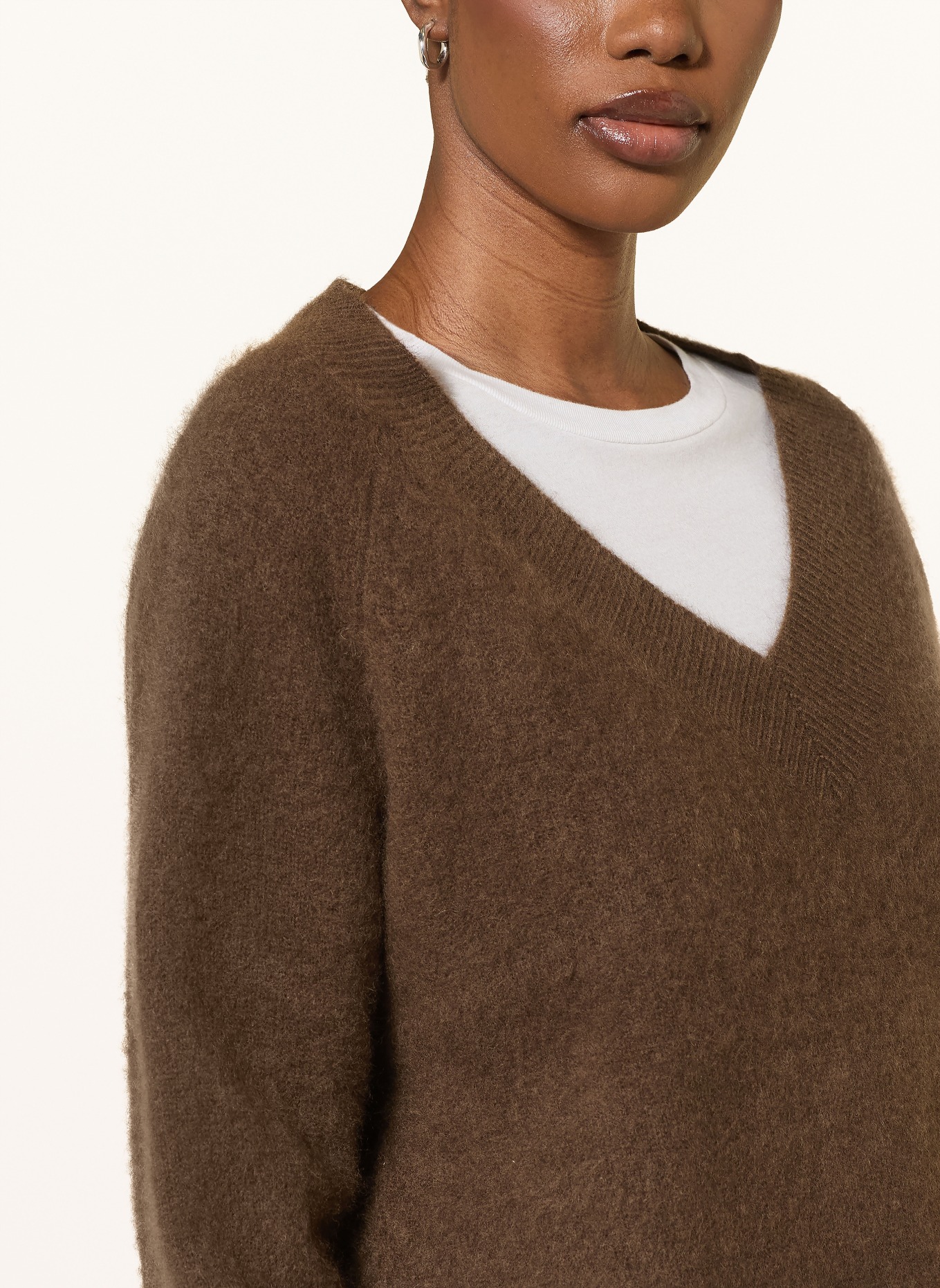 SAINTE MER Pullover: DUNKELBRAUN