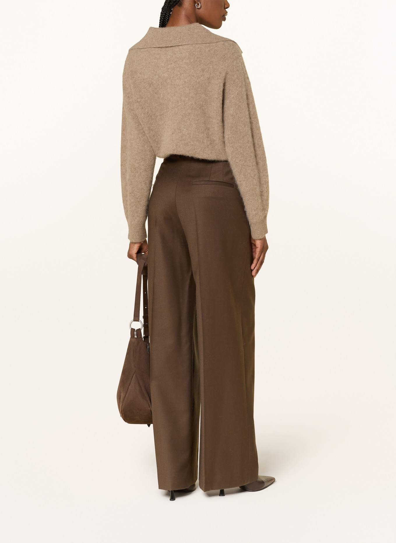 SAINTE MER Pullover: HELLBRAUN