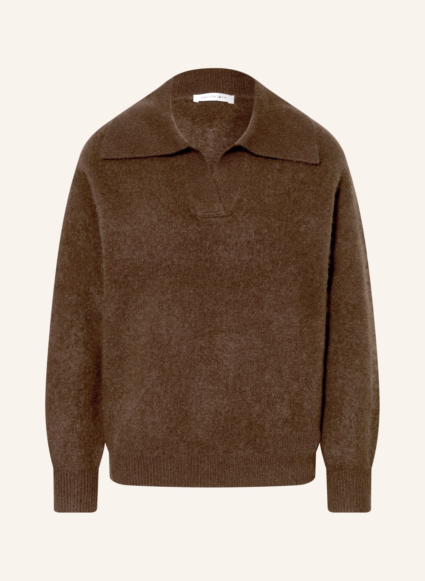 SAINTE MER svetr: TMAVĚ HNĚDÁ