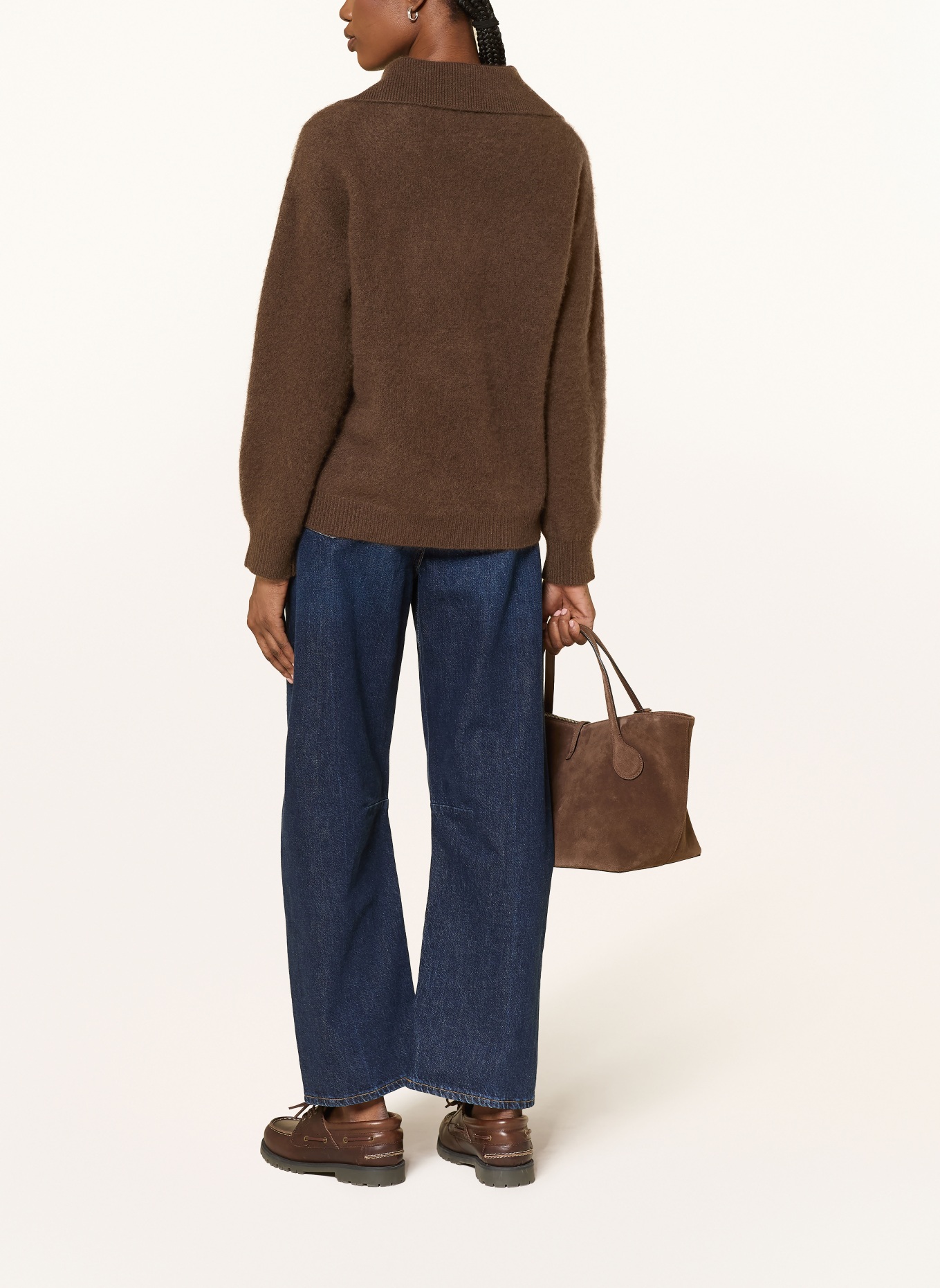 SAINTE MER sweater: DARK BROWN