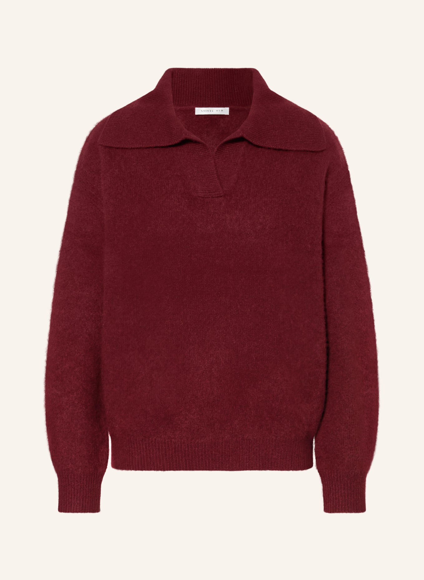SAINTE MER svetr: TMAVĚ ČERVENÁ