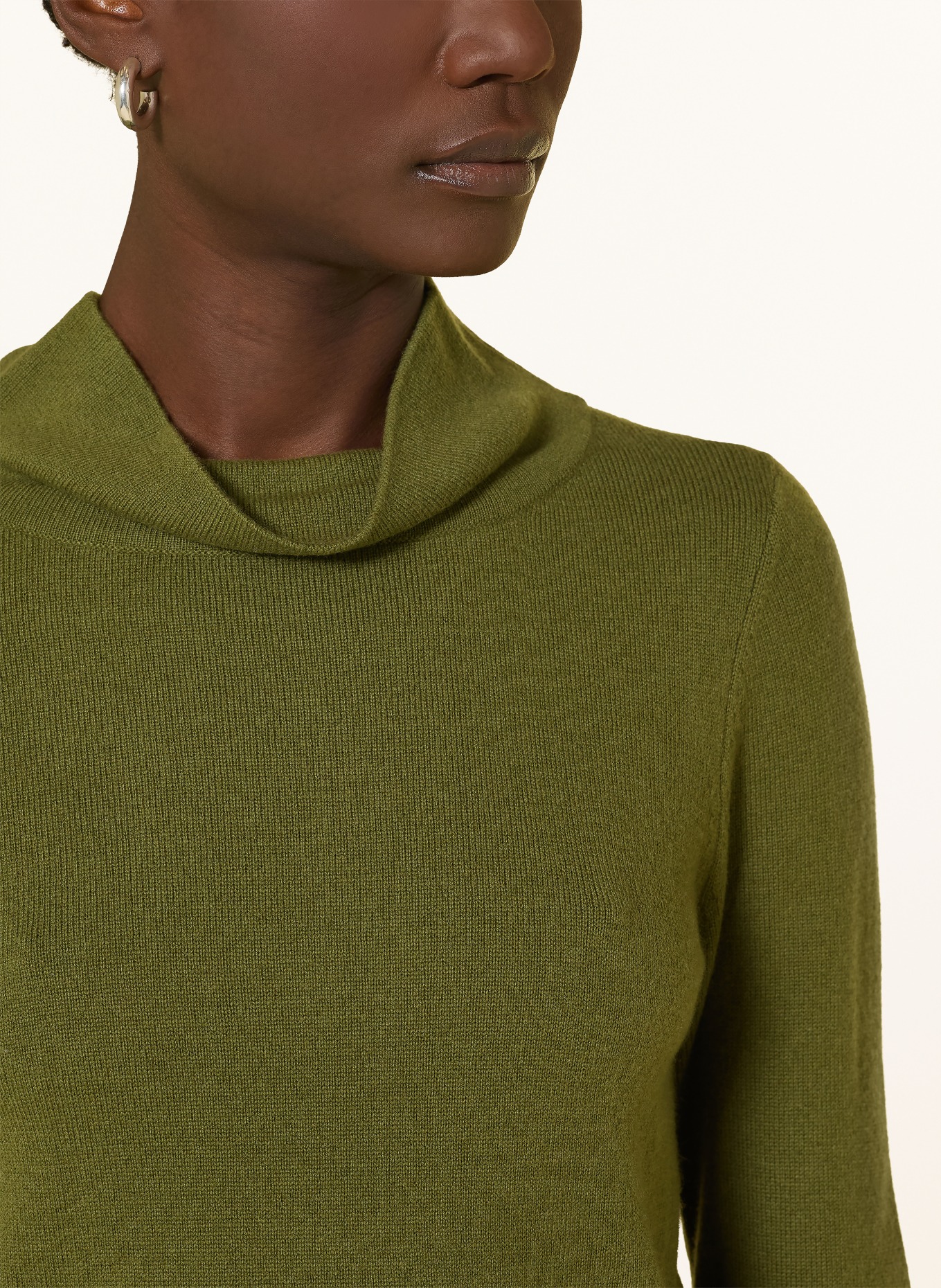 HOBBS Rollkragenpullover AUDREY aus Merinowolle: GRÜN