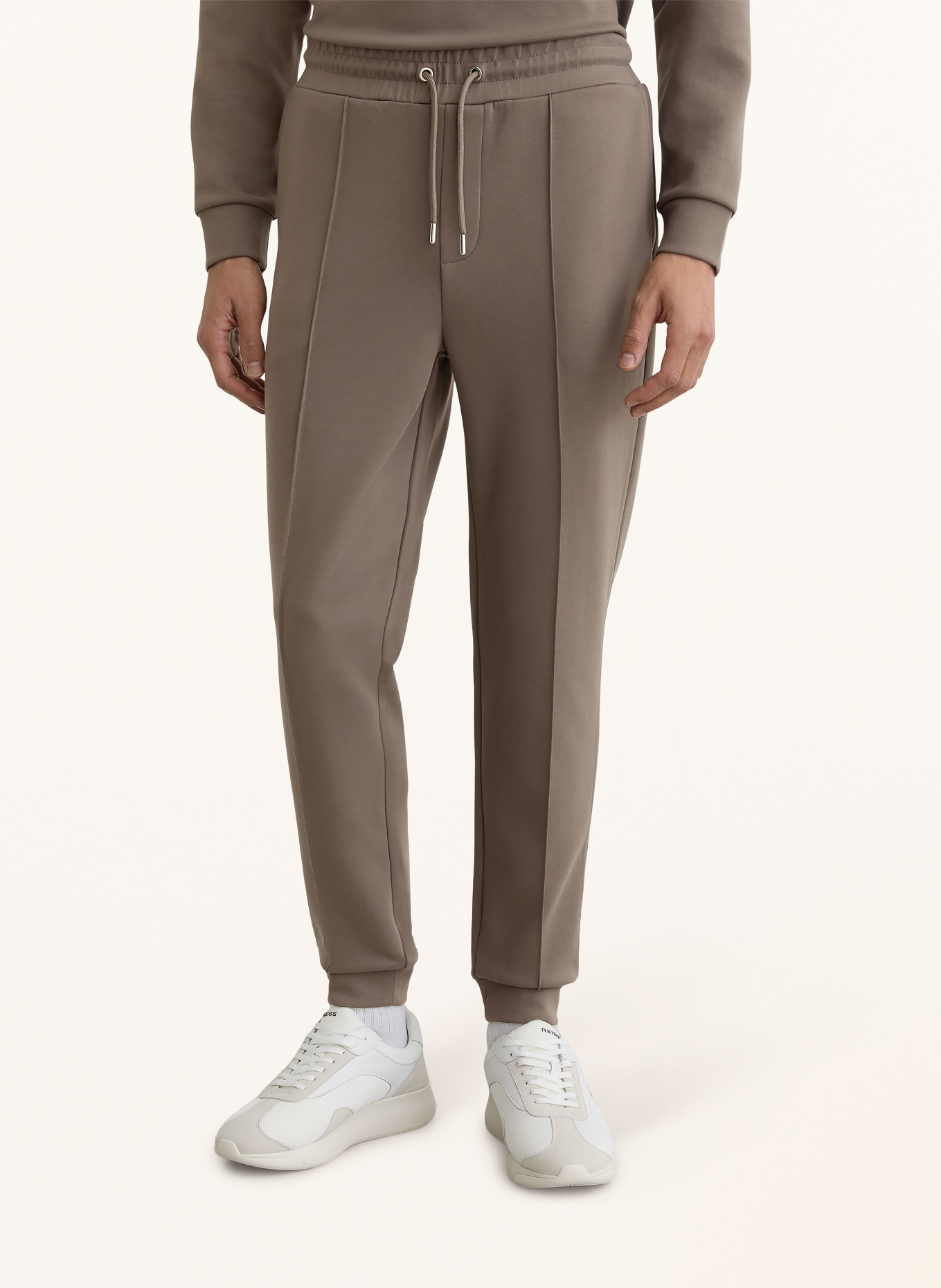 REISS Joggingbroek PREMIER: TAUPE