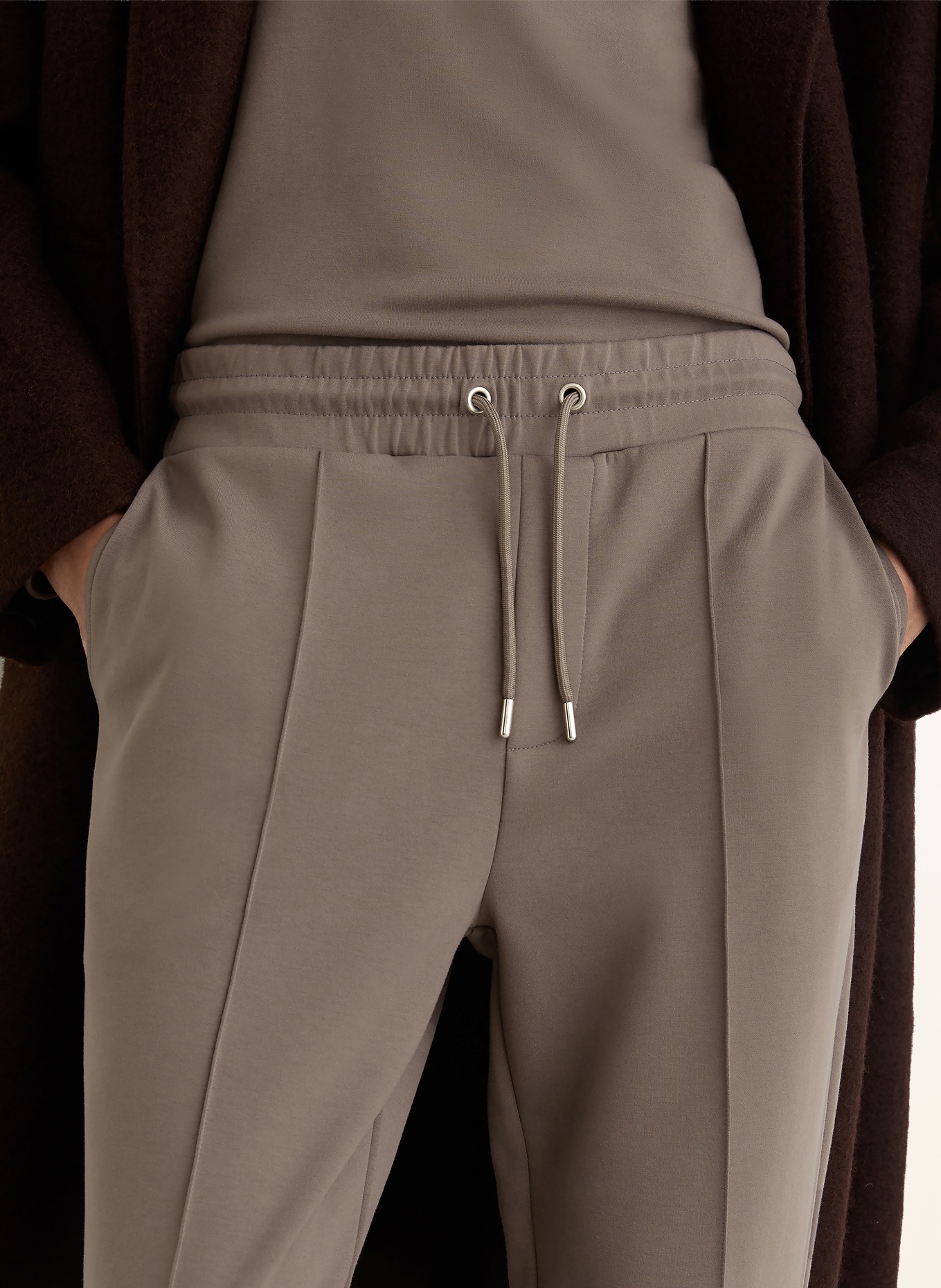 REISS Joggingbroek PREMIER: TAUPE