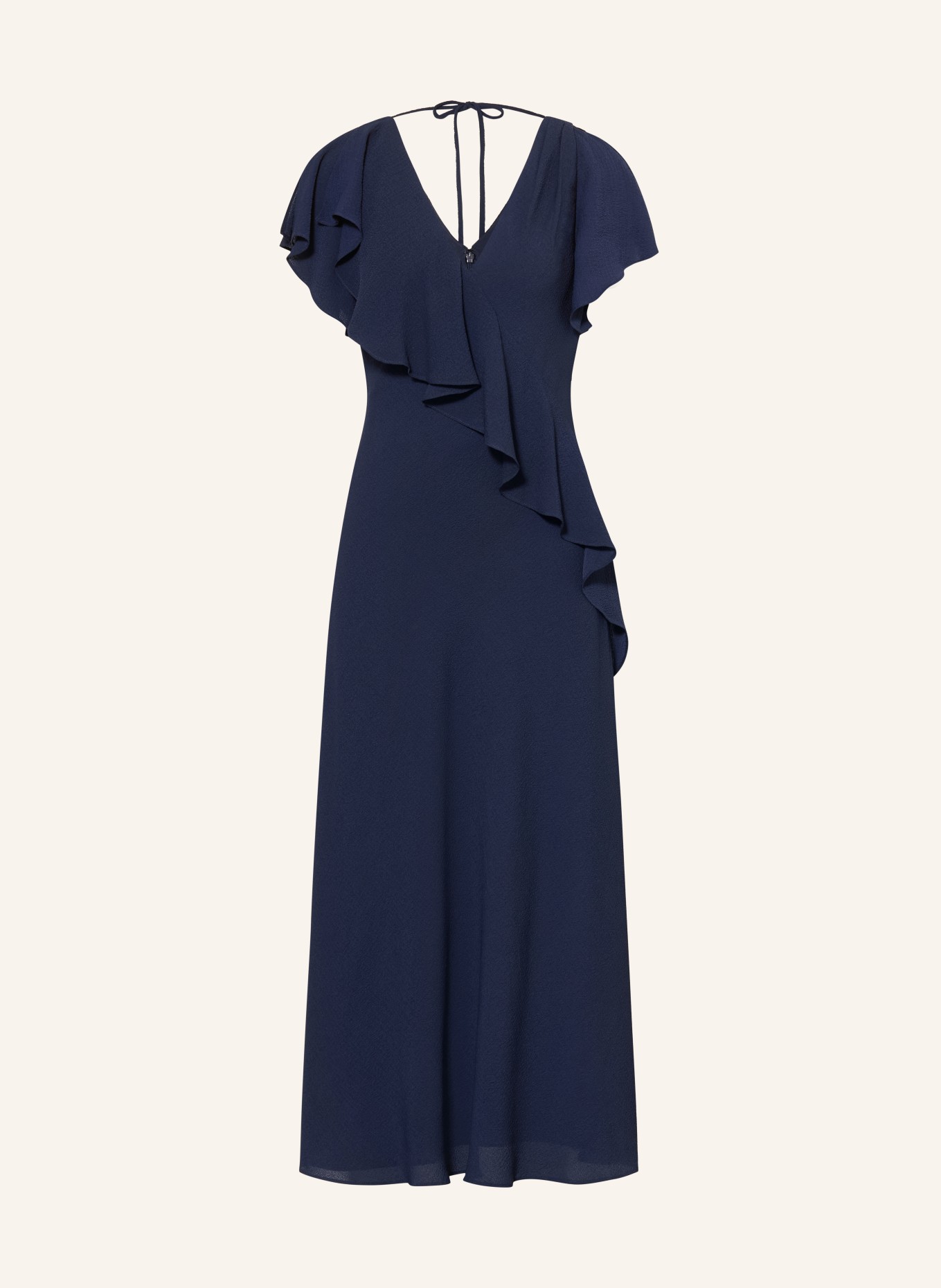 Phase Eight Kleid mit Volants COSETTE: DUNKELBLAU