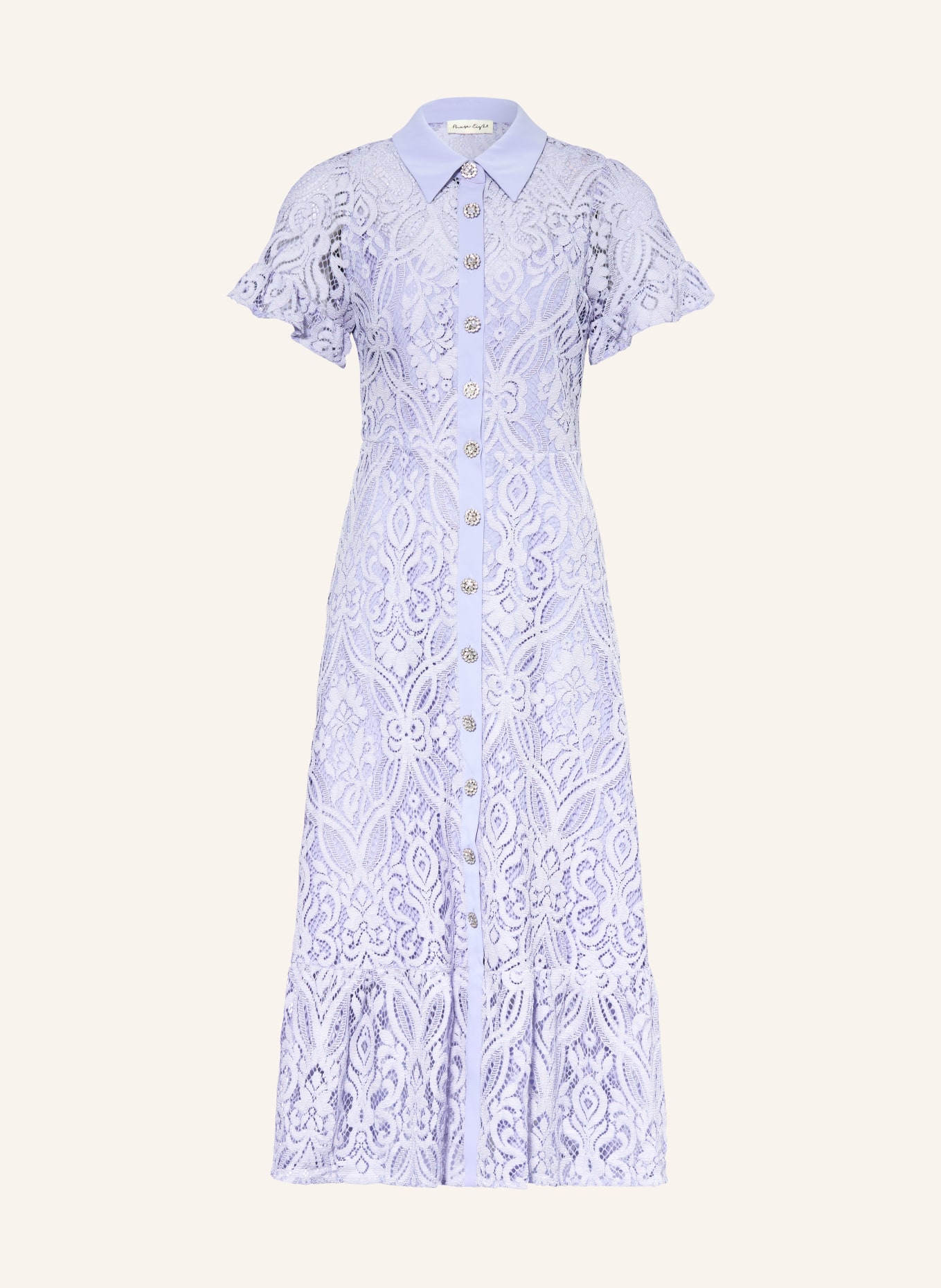Phase Eight Spitzenkleid CARMINE mit Schmucksteinen: HELLBLAU