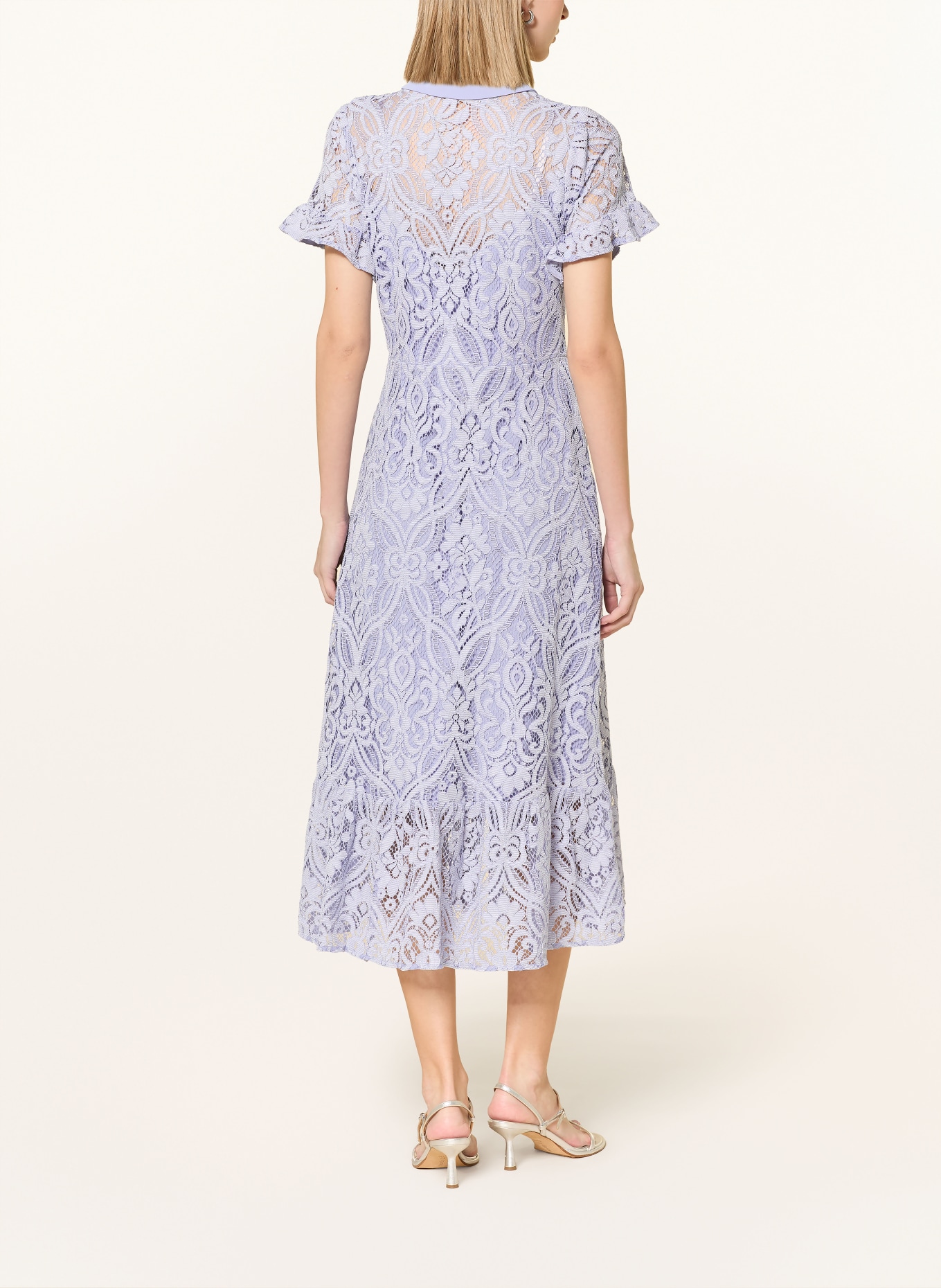 Phase Eight Spitzenkleid CARMINE mit Schmucksteinen: HELLBLAU