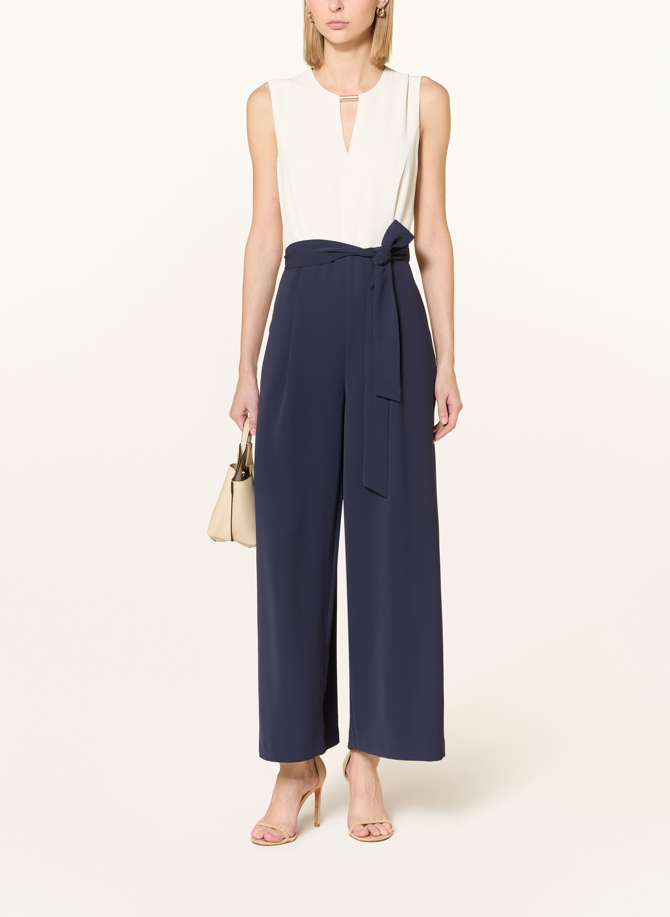 Phase Eight Jumpsuit BRYLEE: DUNKELBLAU / WEISS