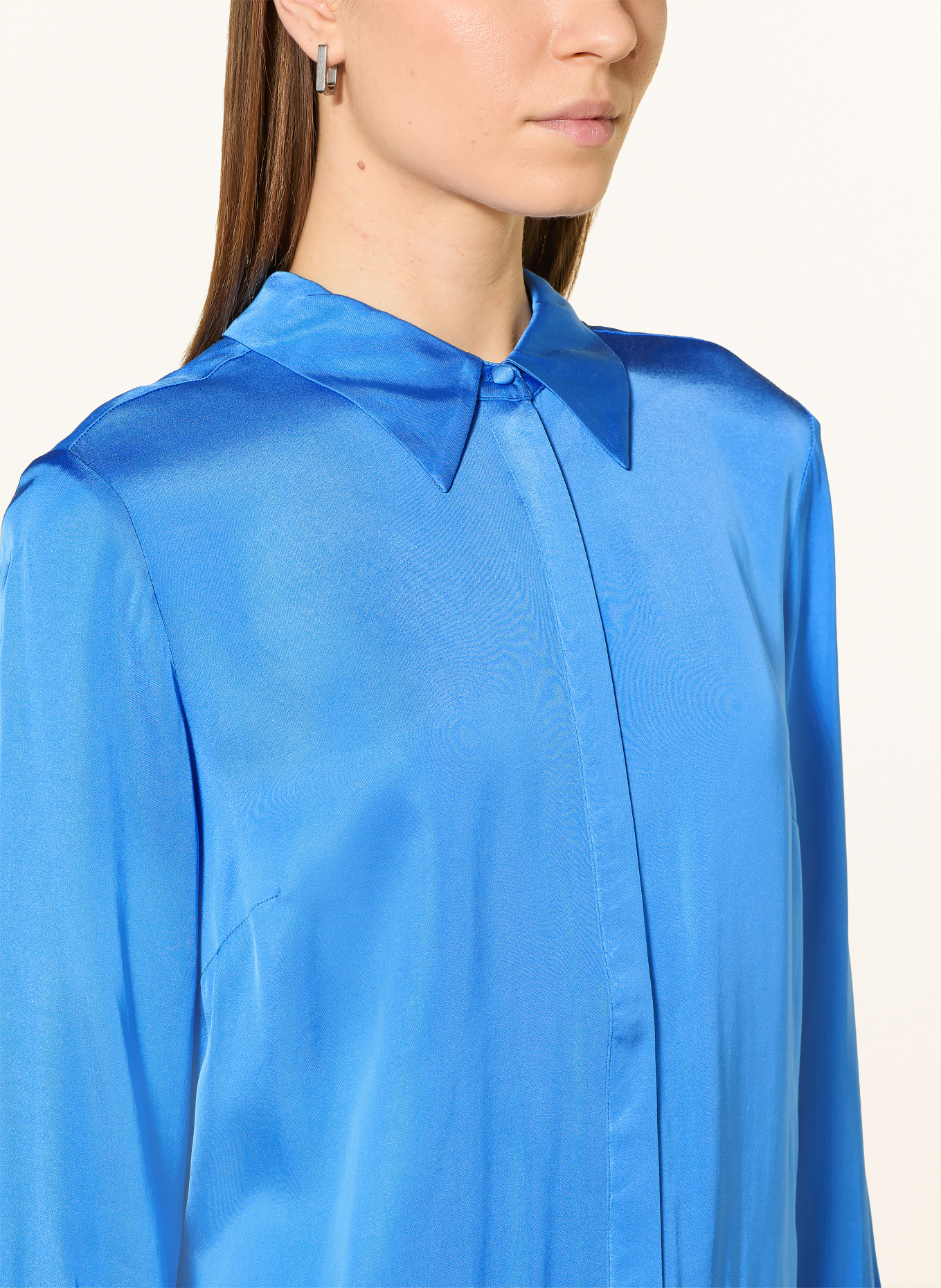 Phase Eight Košile NOVIE ze saténu: MODRÁ
